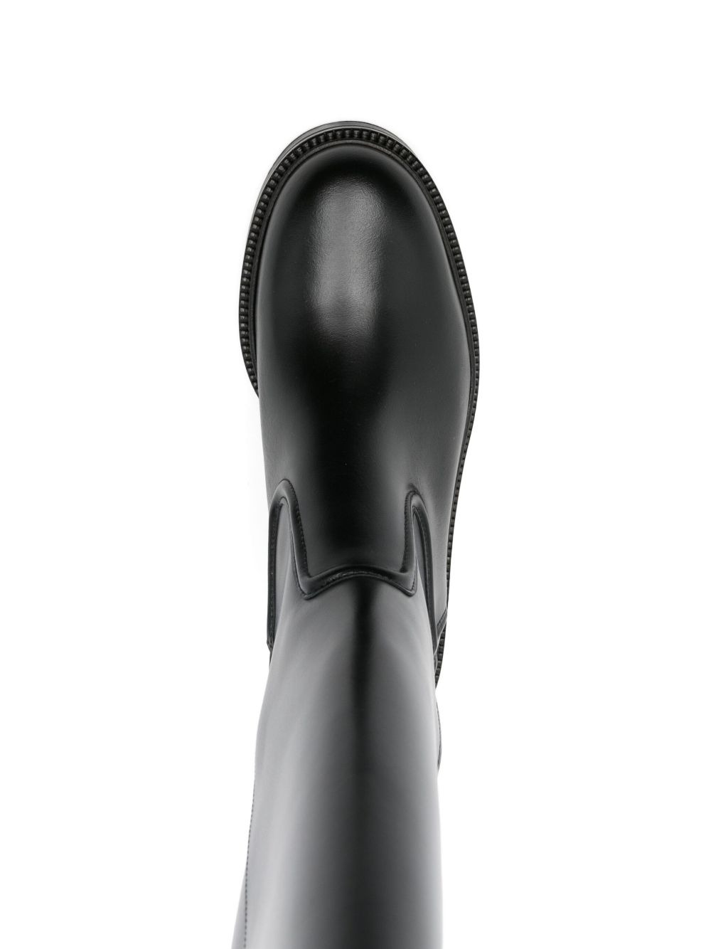 leather knee-high boots - 4
