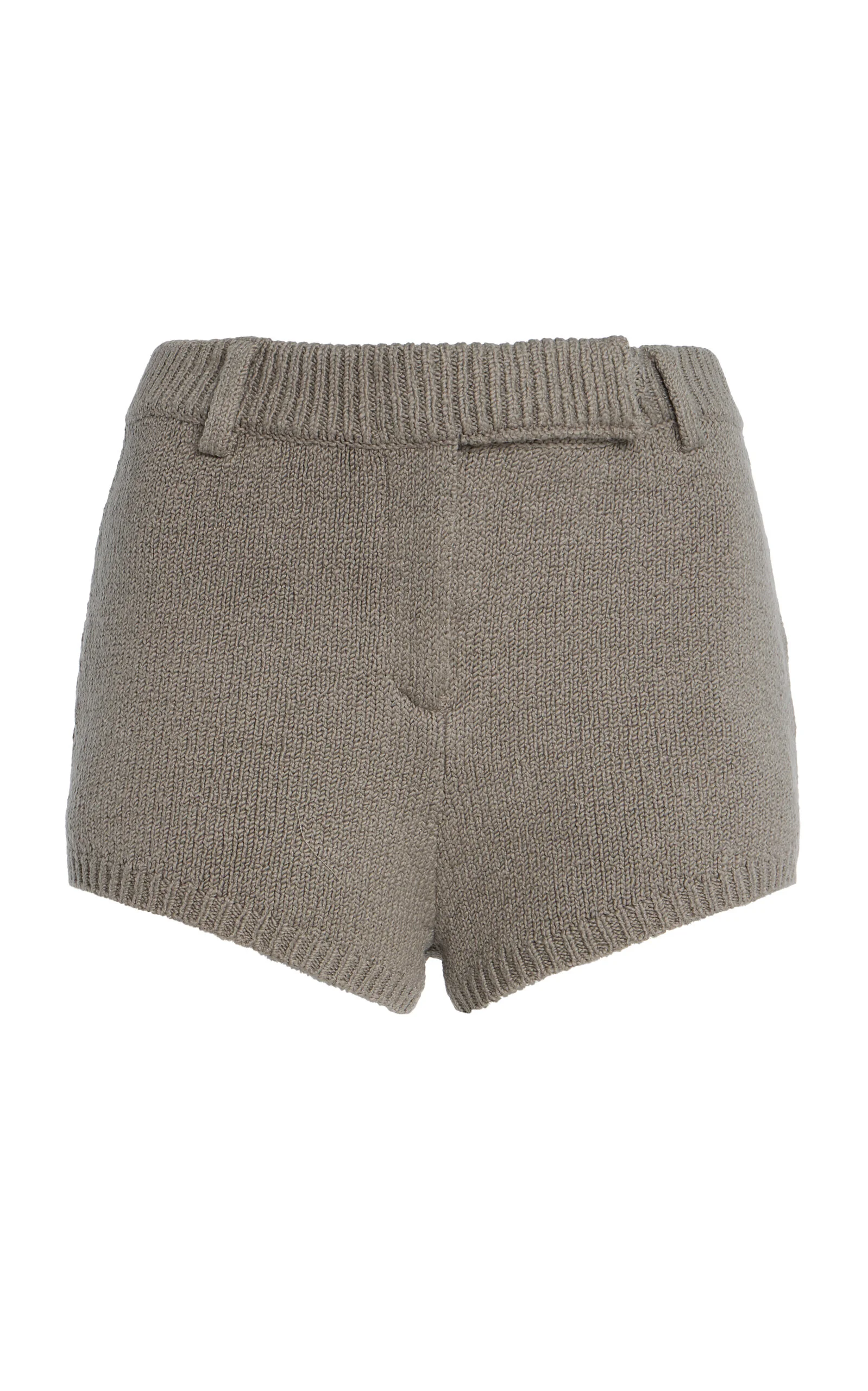 Ivy Knit Cotton Shorts grey - 1