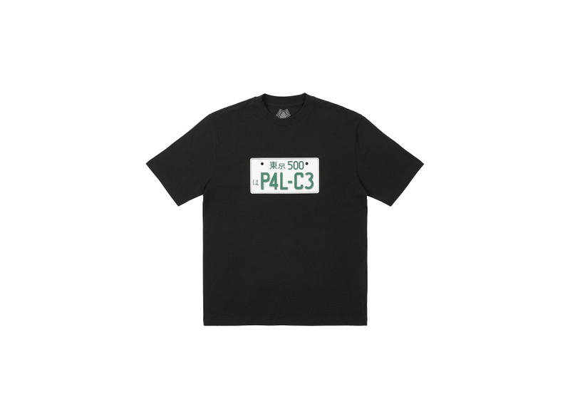 PLATE T-SHIRT BLACK - 1