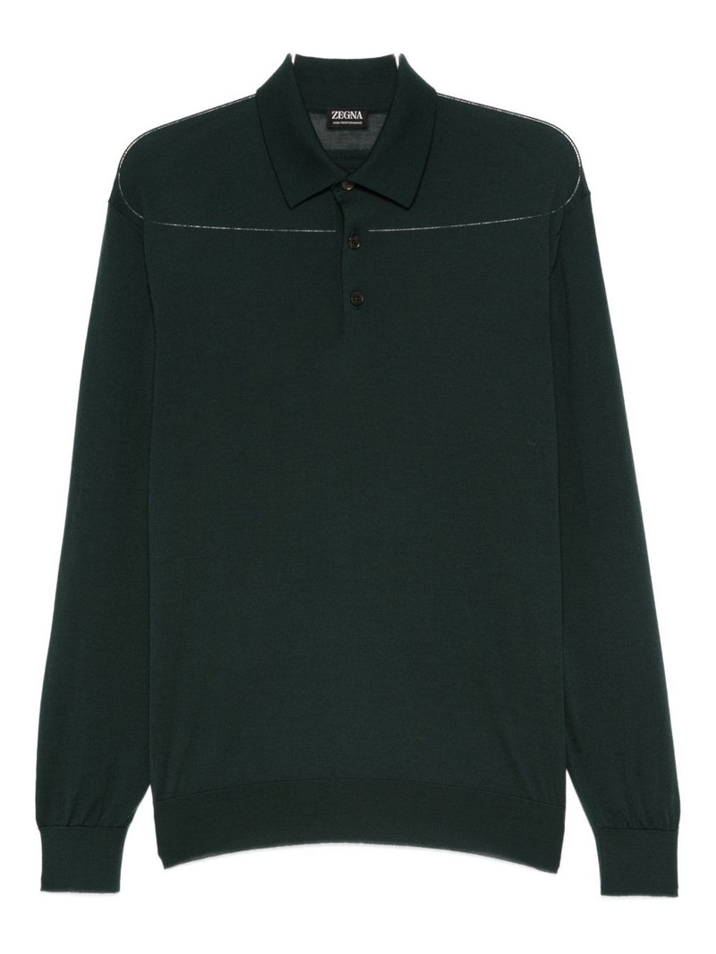 long-sleeve polo shirt 1
