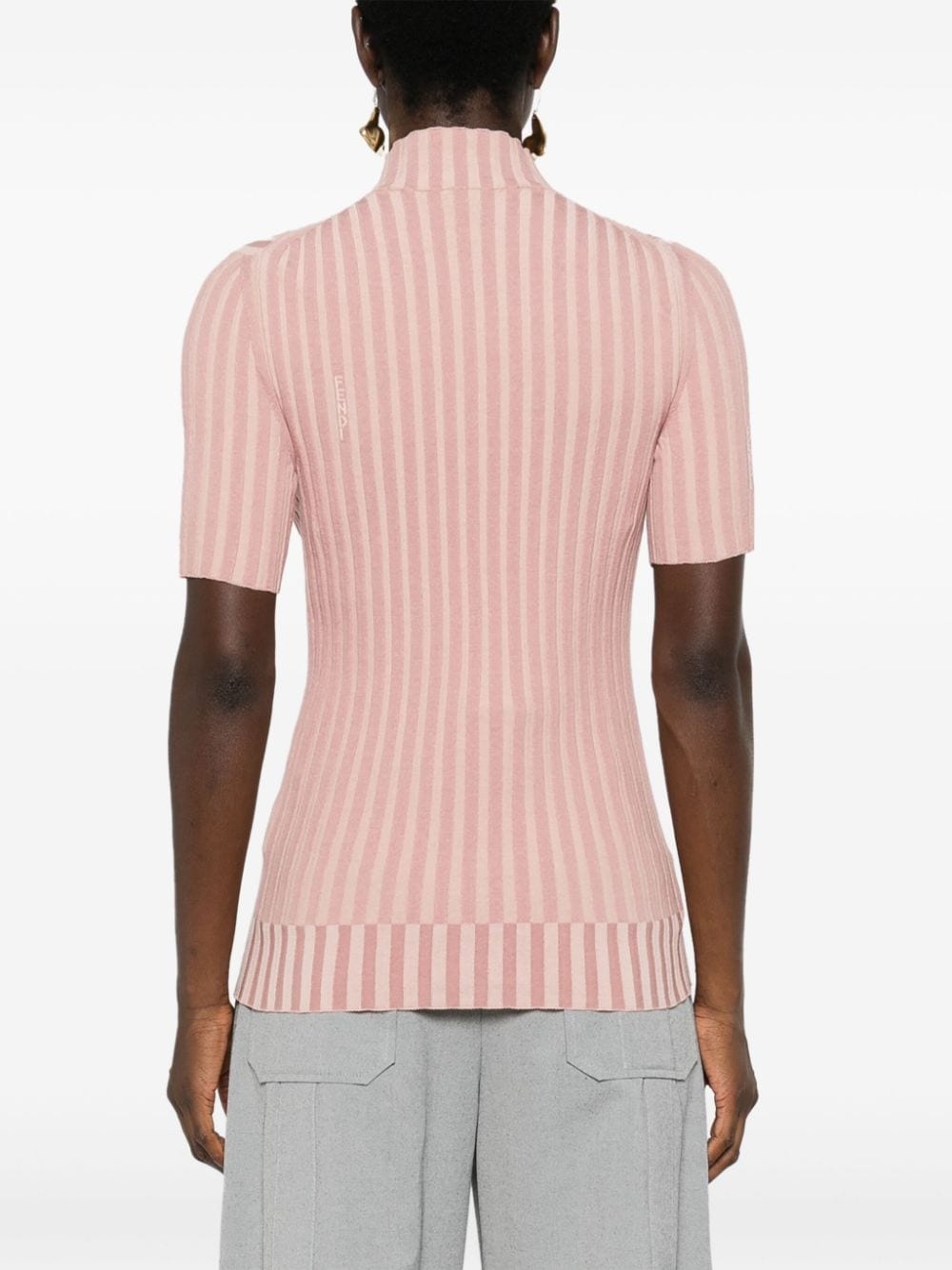 logo-intarsia top - 4