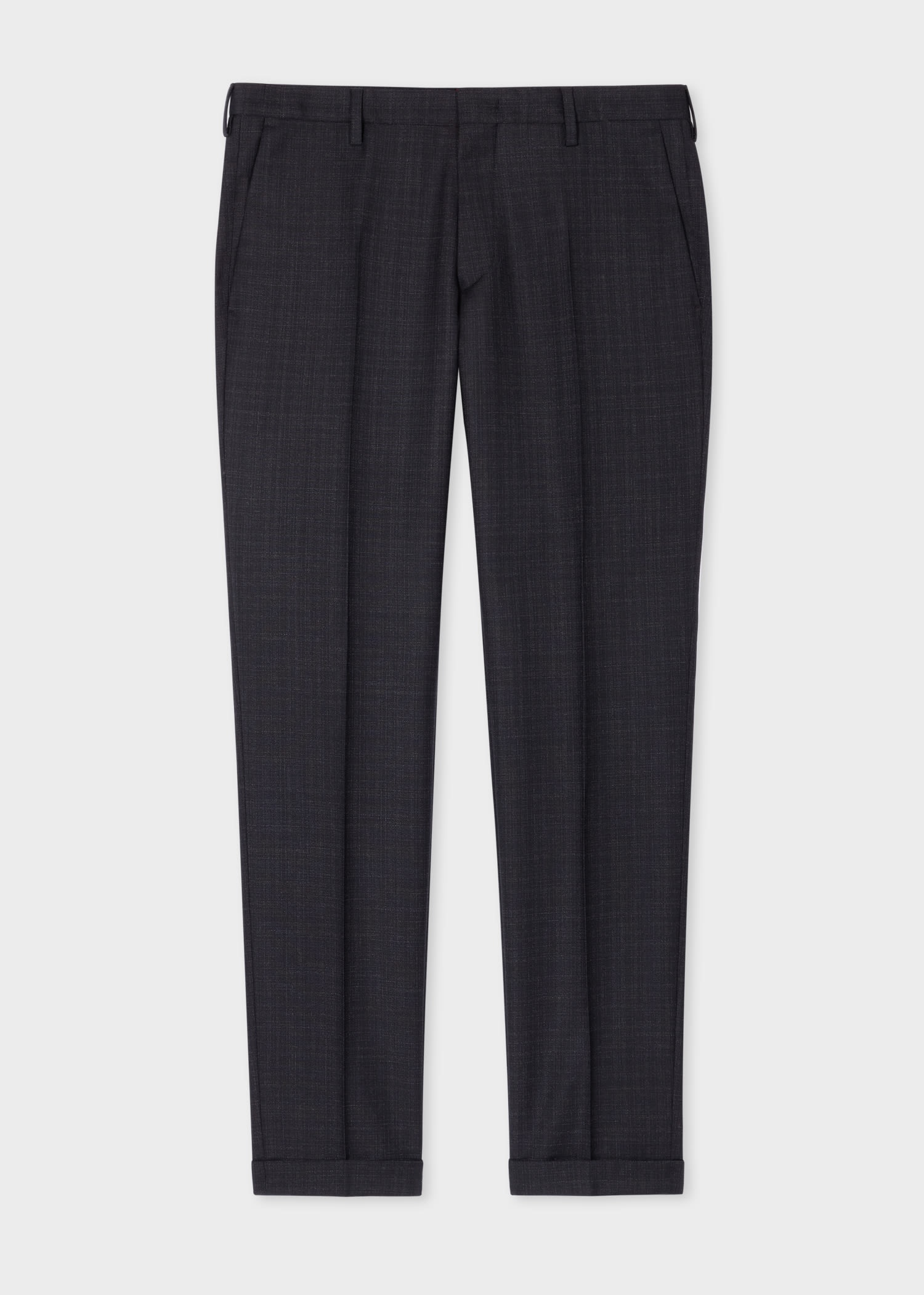 Wool Check Trousers - 1