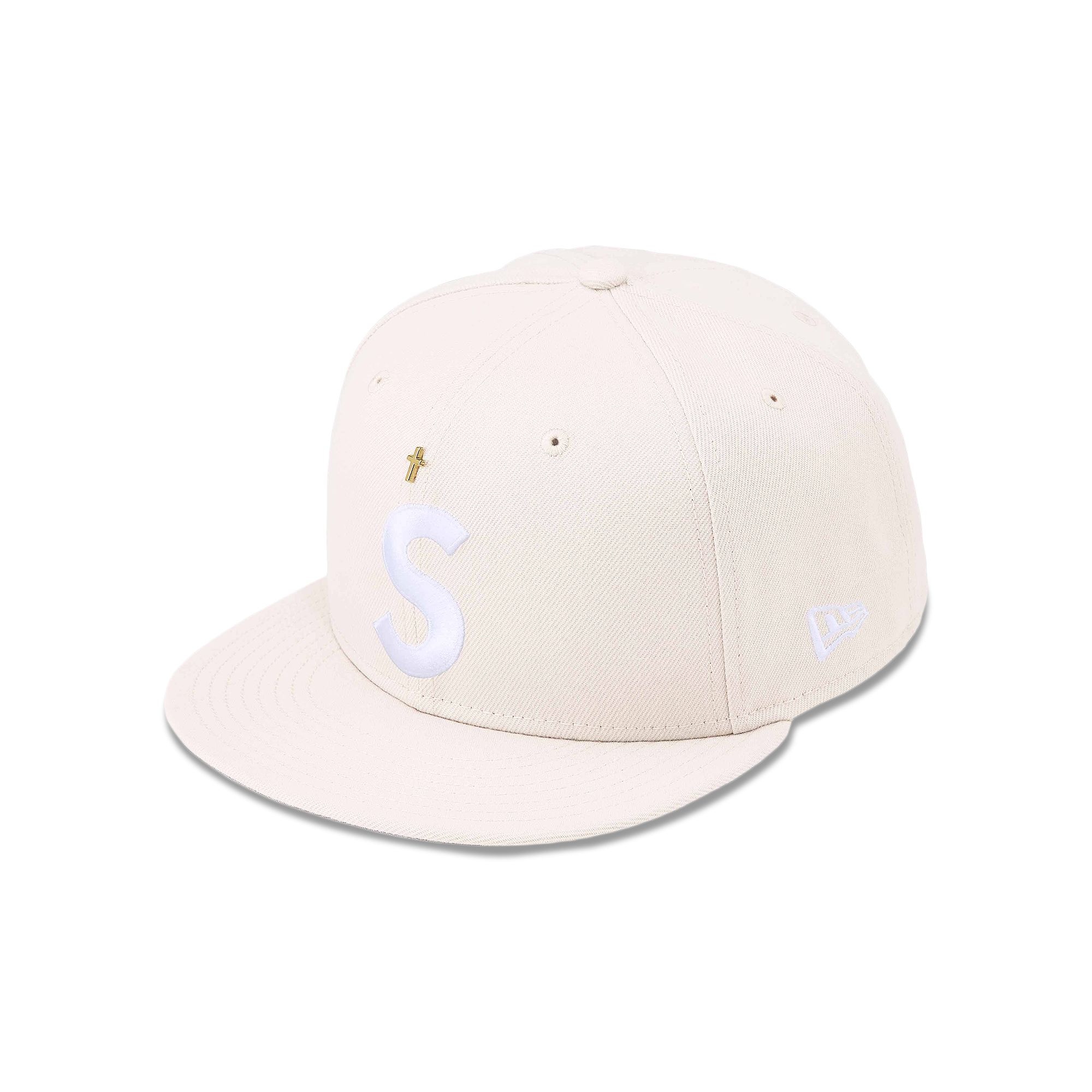 Supreme Gold Cross S Logo New Era 'Stone' - 1