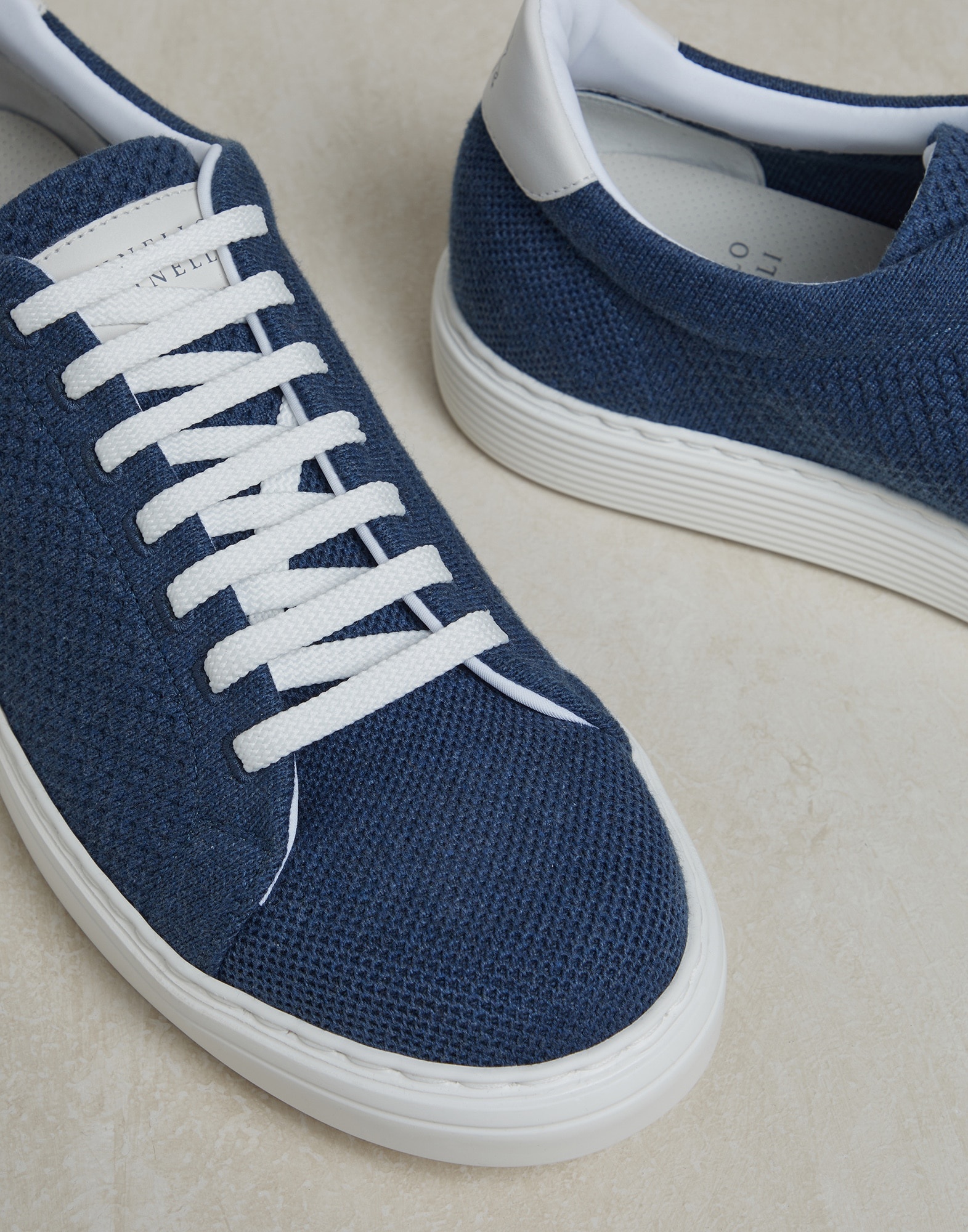 Techno cotton knit sneakers - 4
