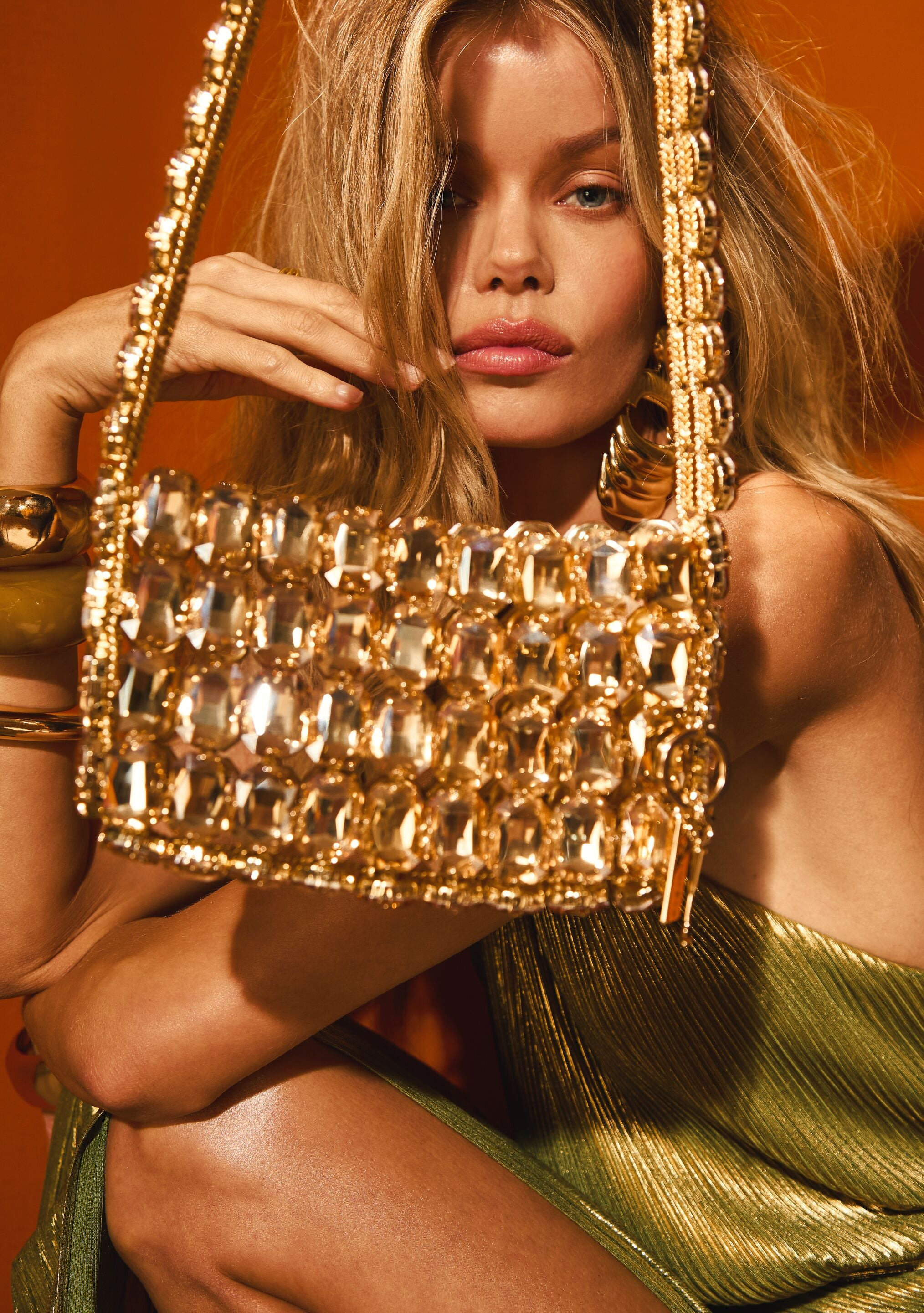 MALKA RHINESTONE BAG - 2