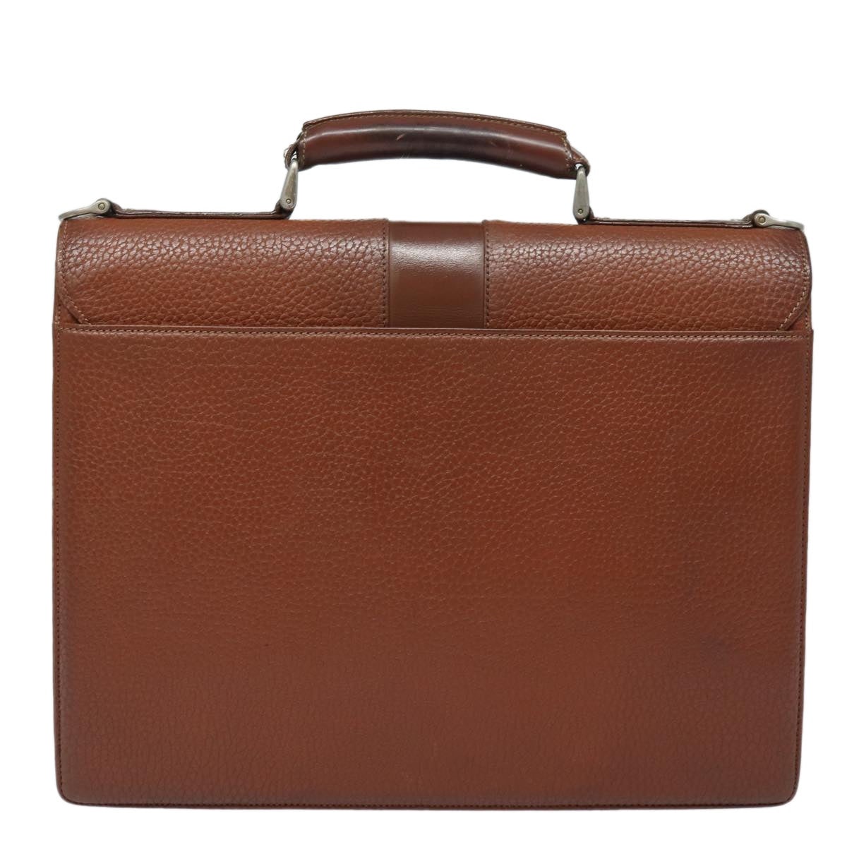 Burberry Hand Bag Leather Brown - 3