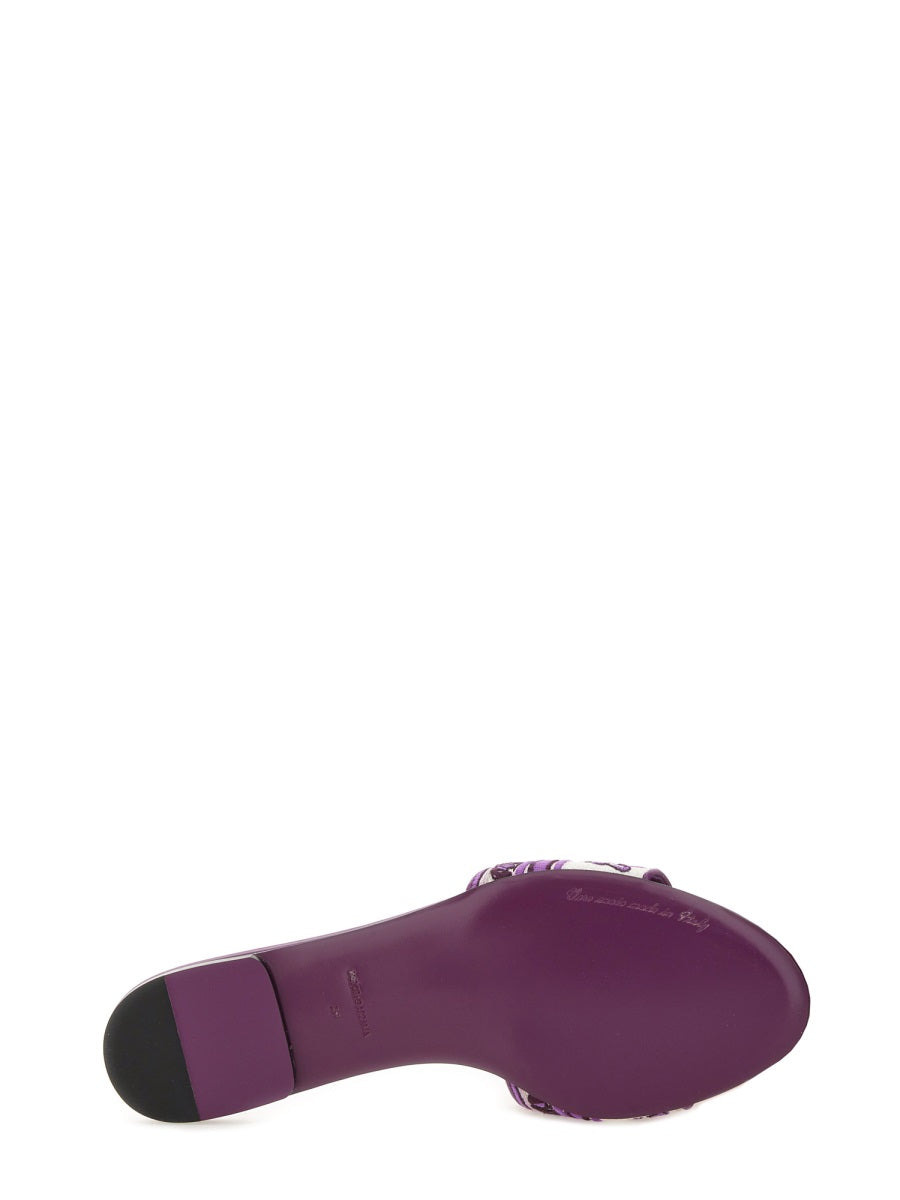 Slide Sandal With Embroidery - 5