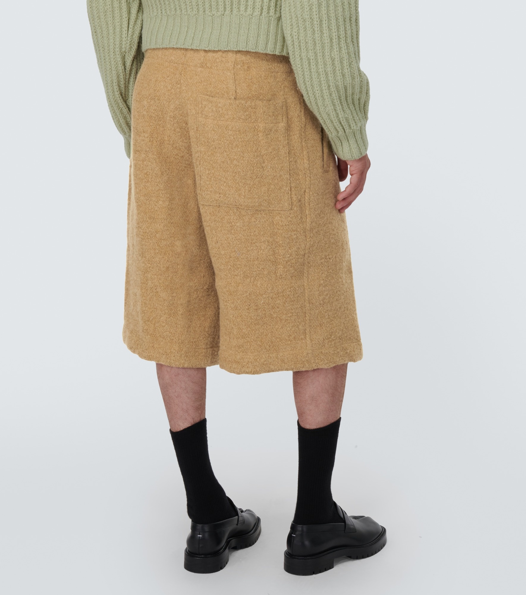 Jute-blend shorts - 4