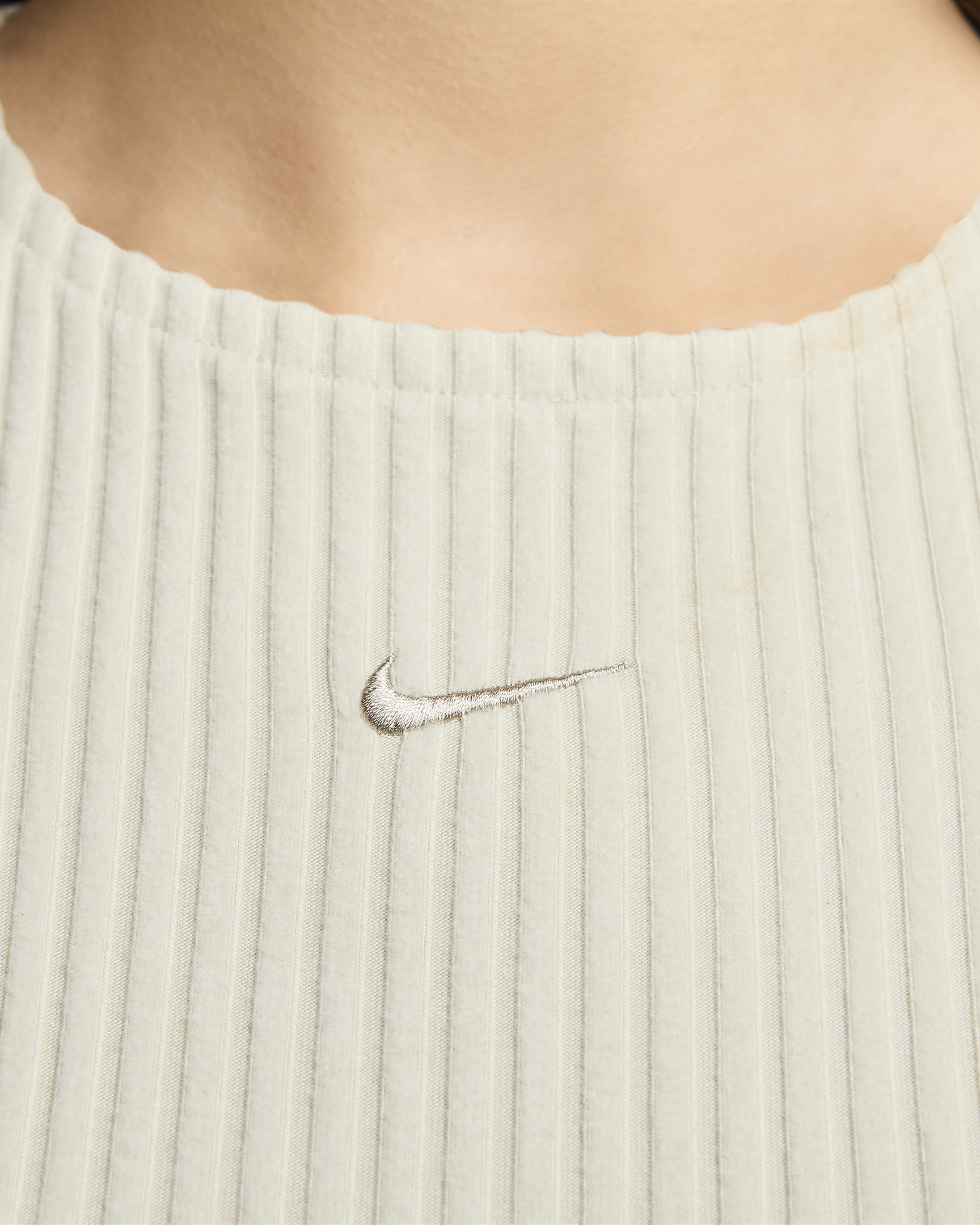 Women's Nike Sportswear Chill Knit Slim Sleeveless Ribbed Midi Dress - 4