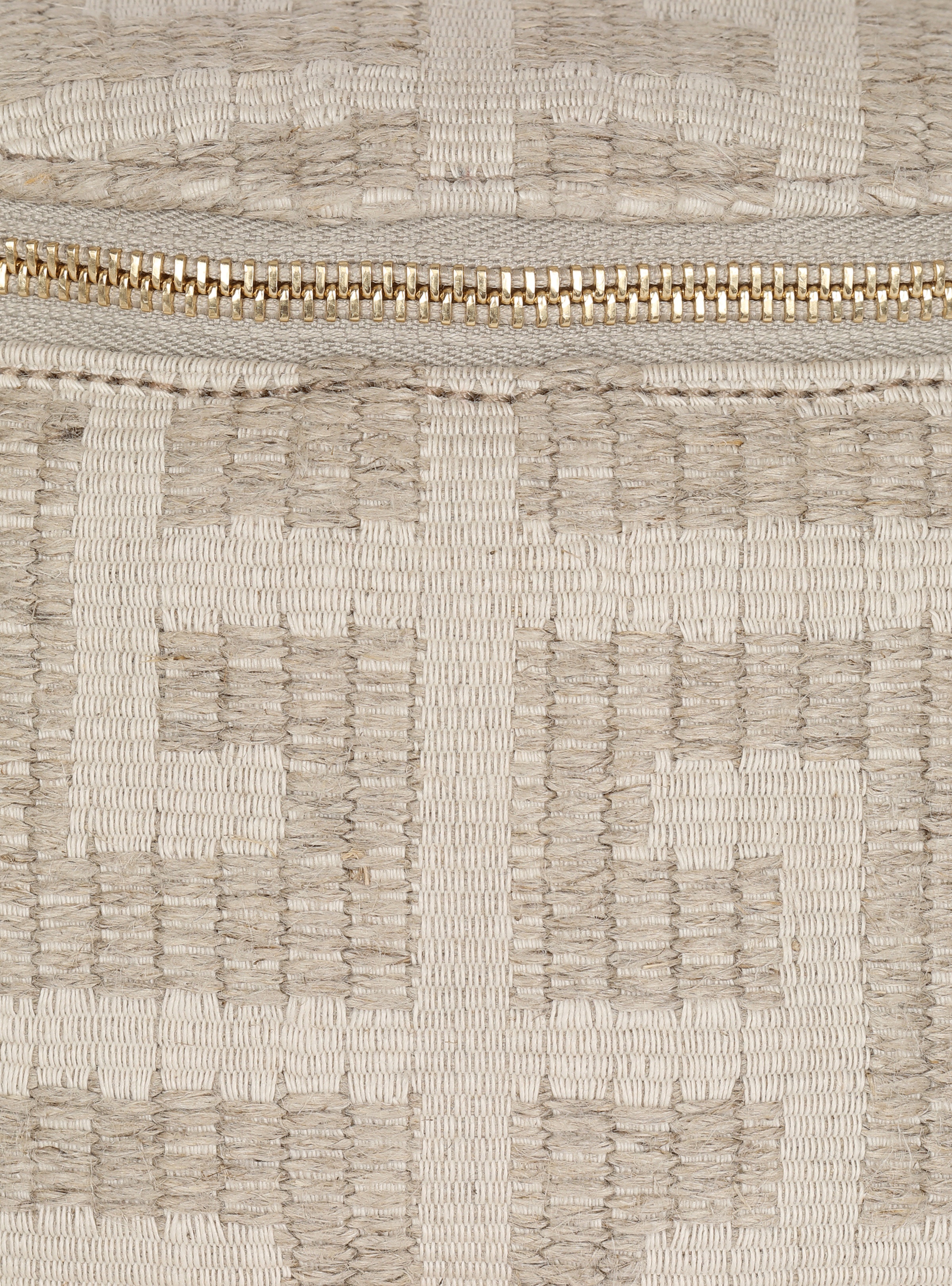 Monogrammed cotton raffia belt bag - 7