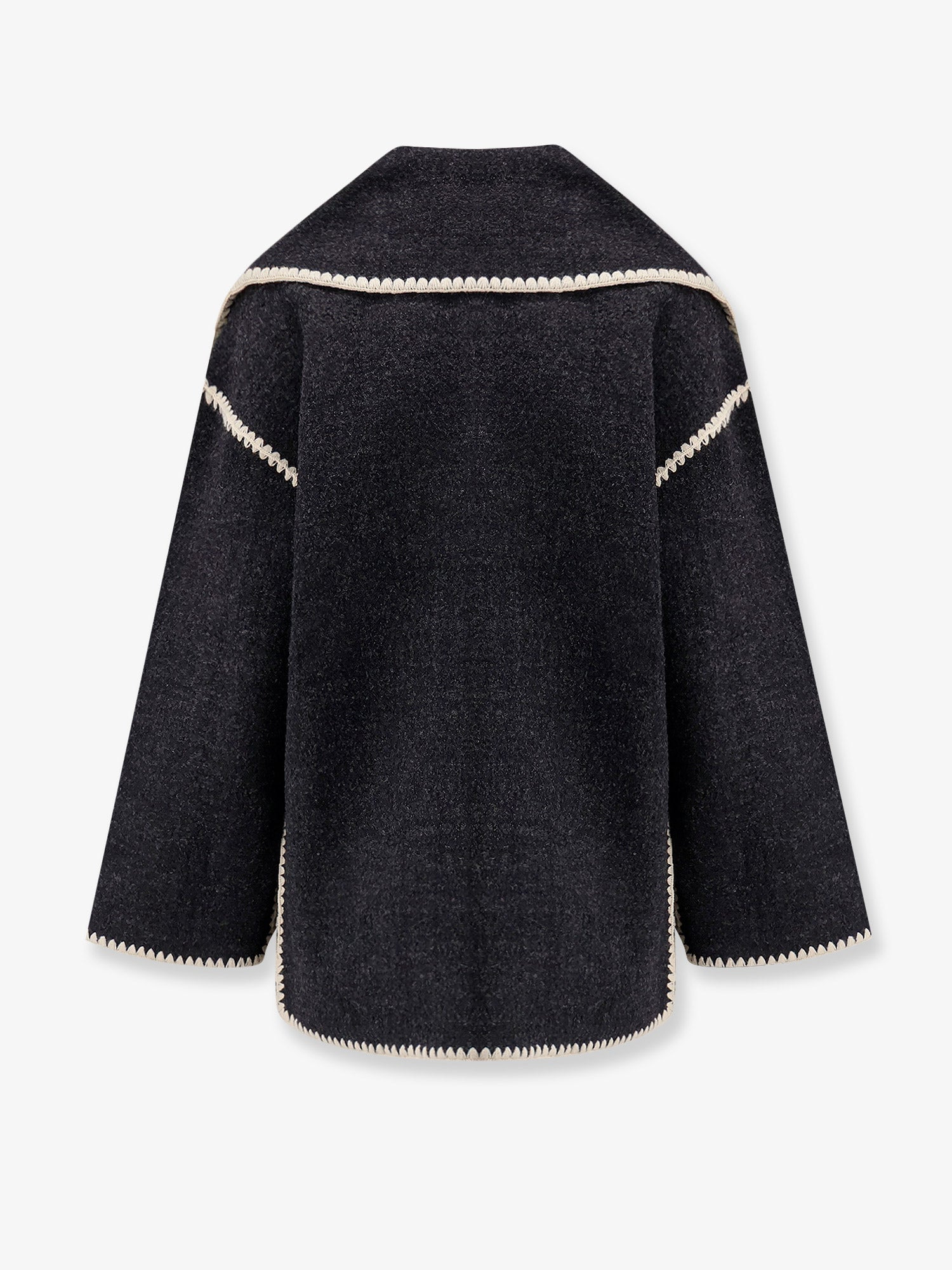 Wool Blend Emboidered Jacket - 4