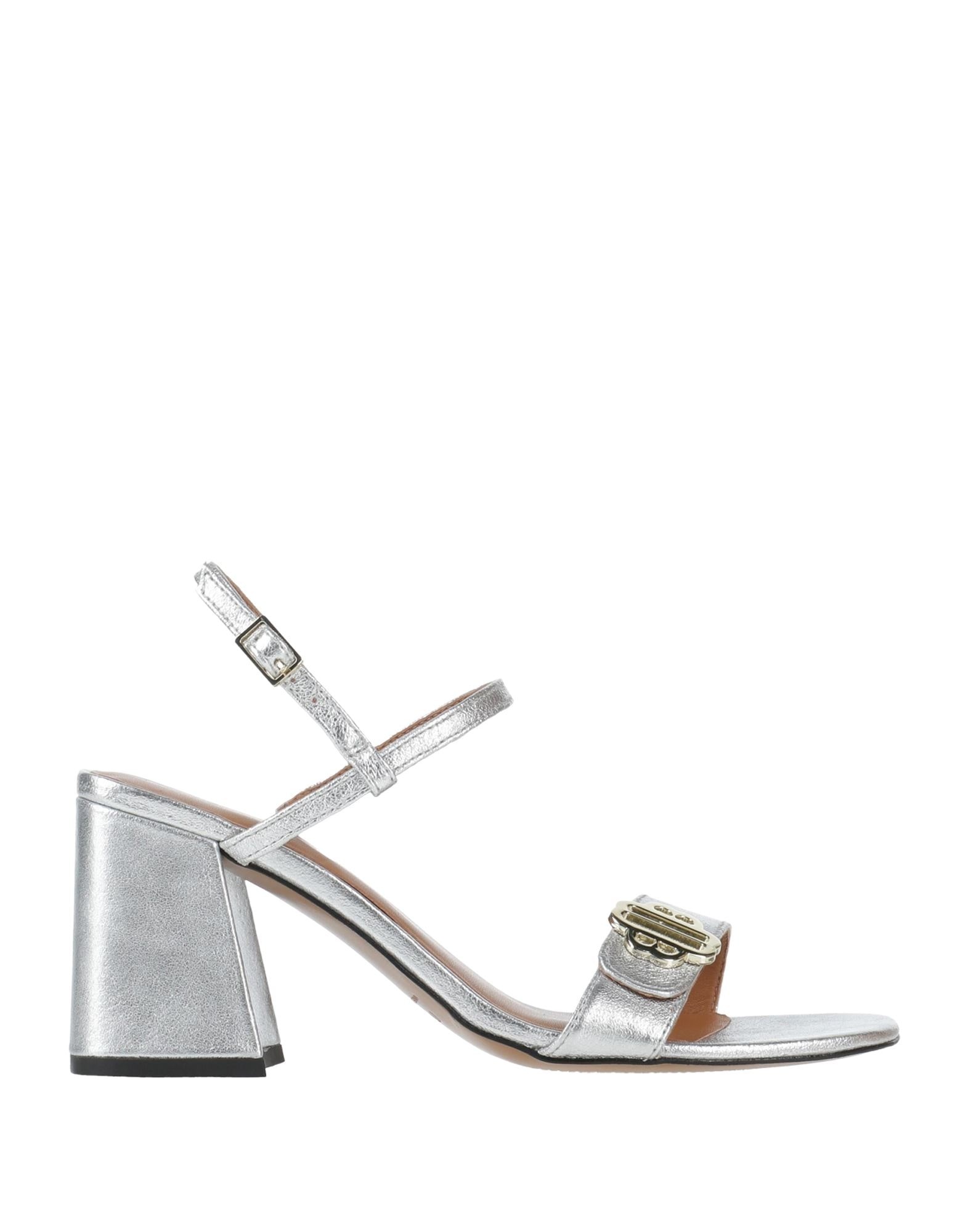 Silver Women's Sandals - 1