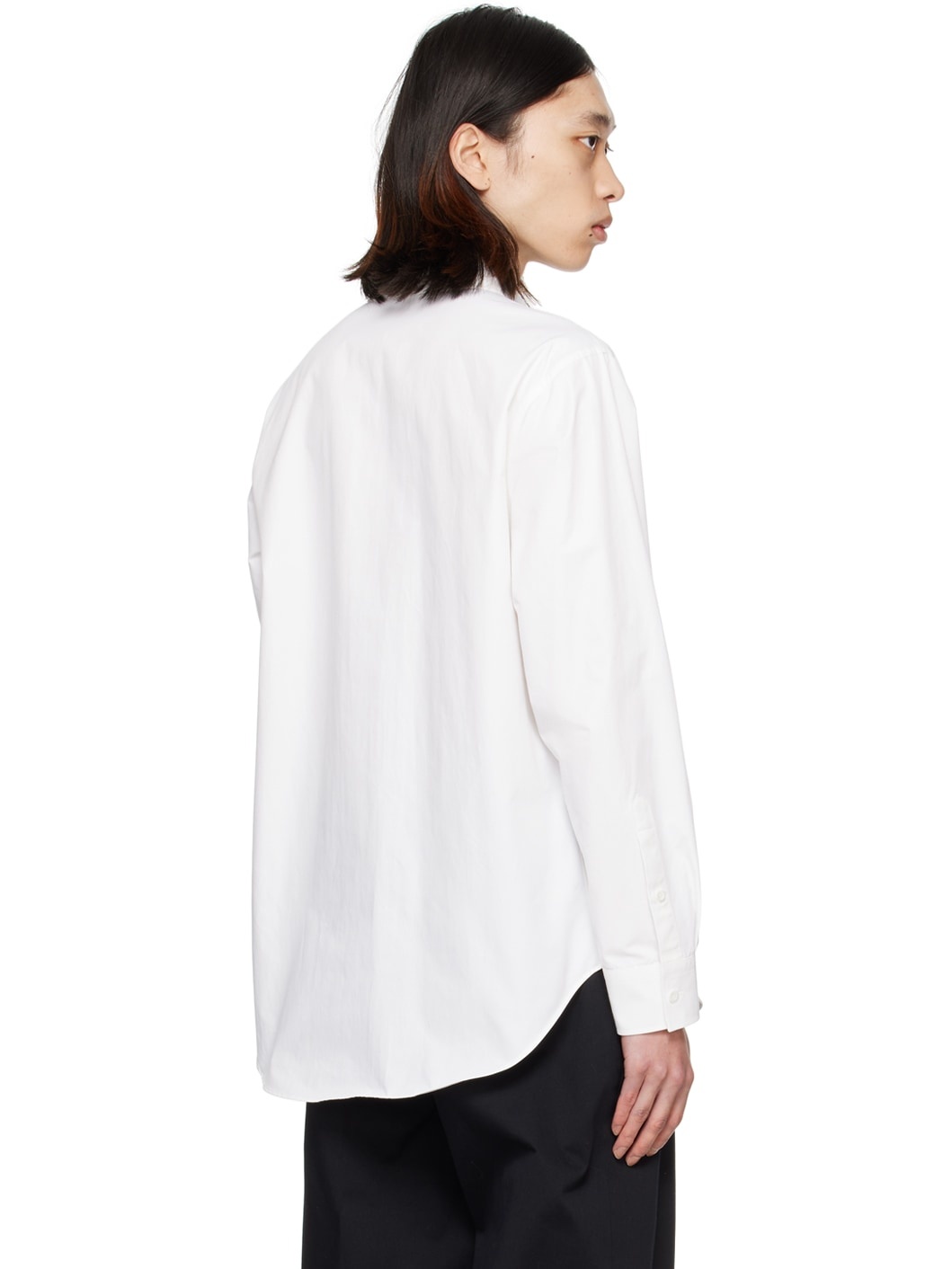 White Embroidered Shirt - 3