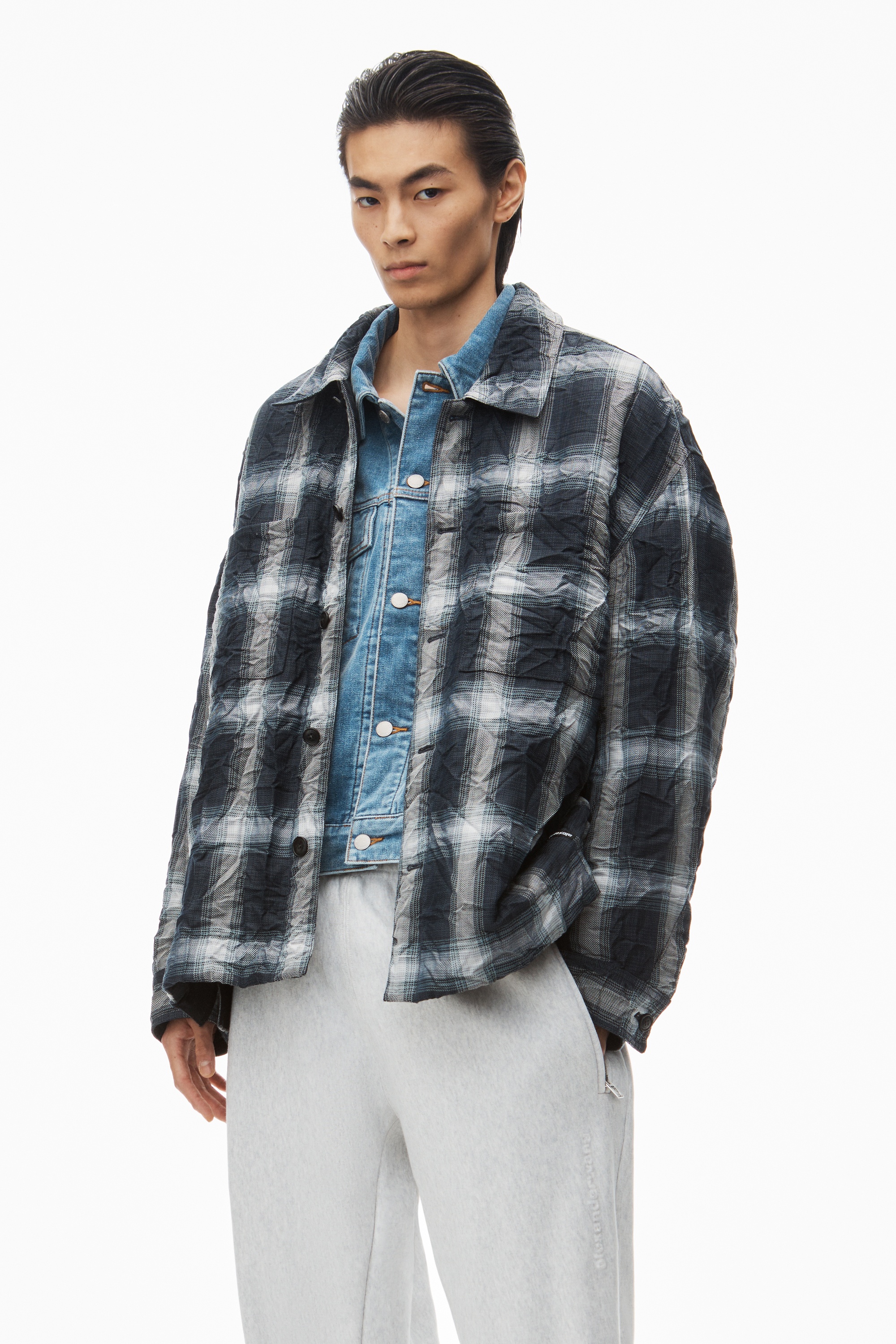 Logo EMBROIDERED oversized sweatpants in heavy cotton Terry - 4