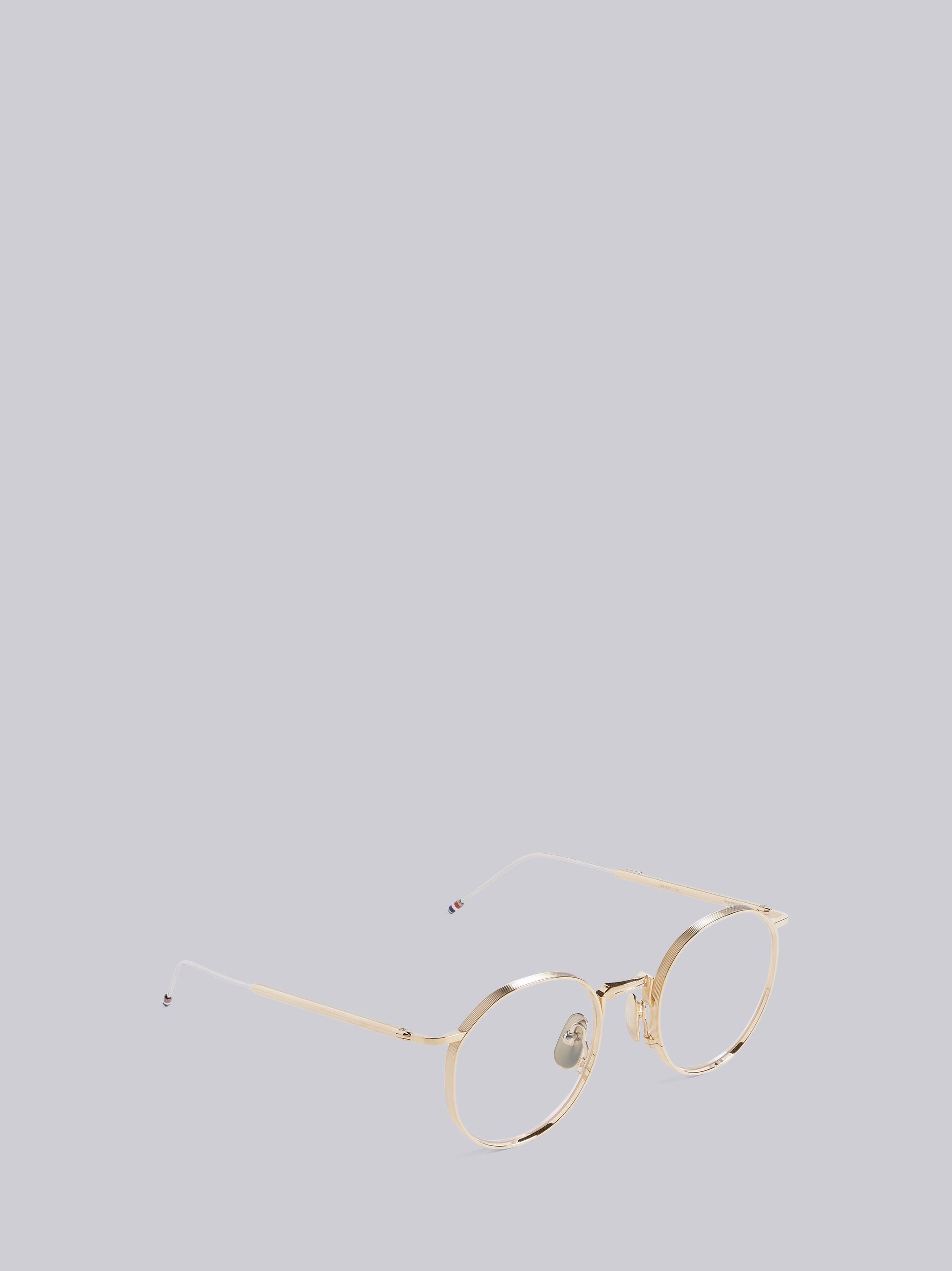 TB125 - White Gold Pantos Glasses - 4