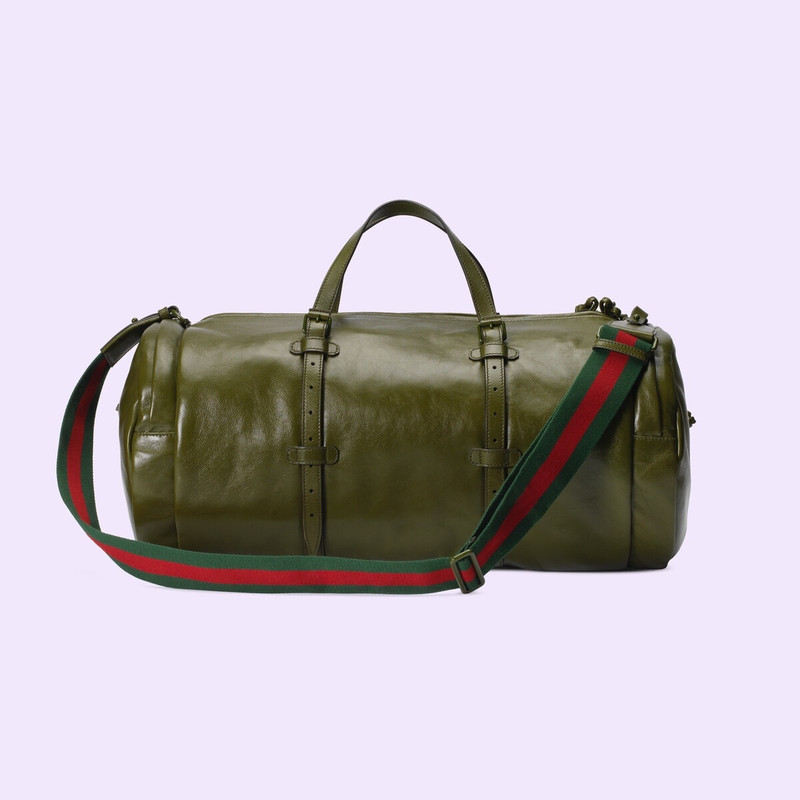 Large duffle bag with tonal Double G 4