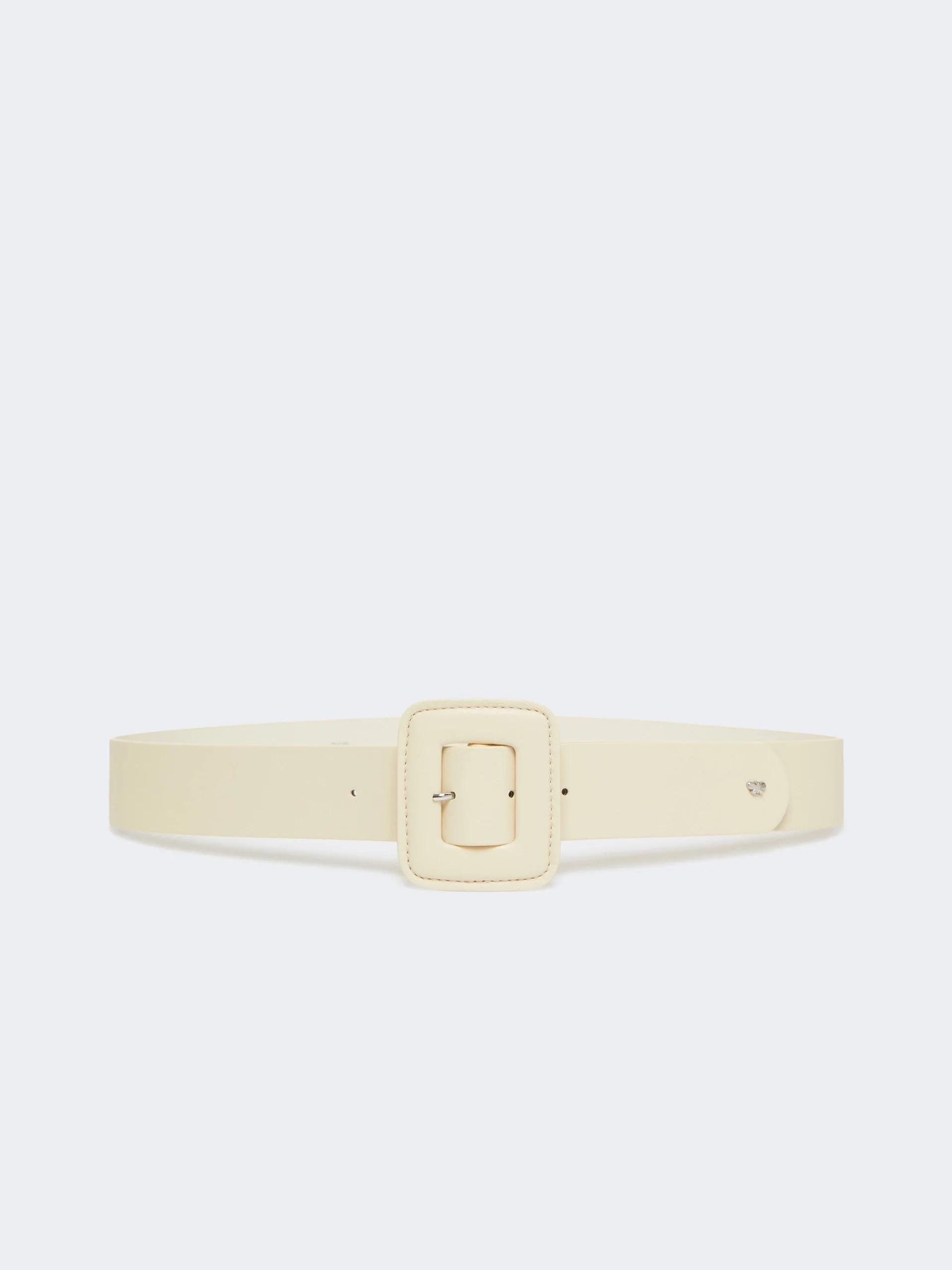 BRIO Shiny Nappa leather belt - IVORY - 1