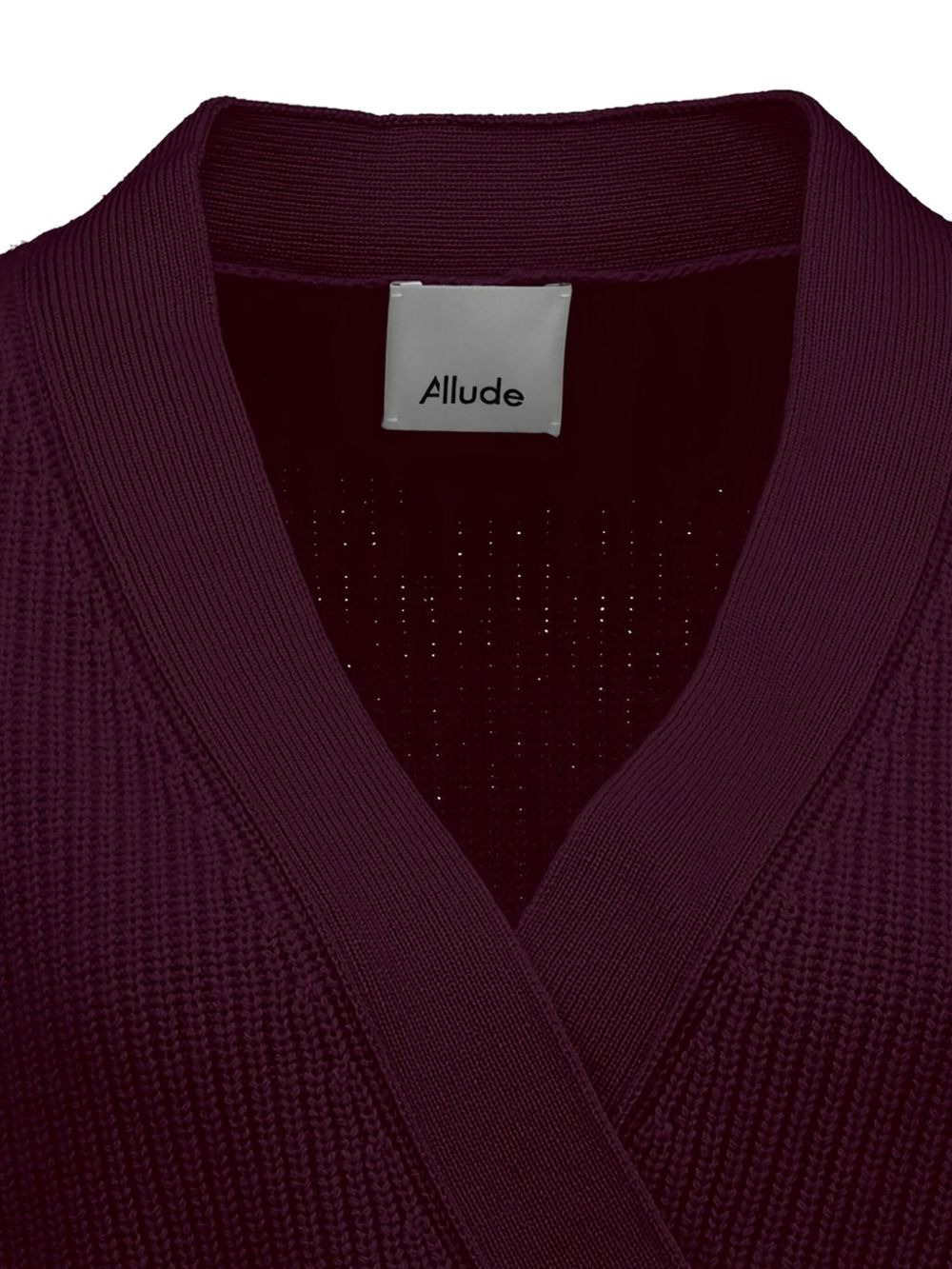 rib-knit cardigan - 4