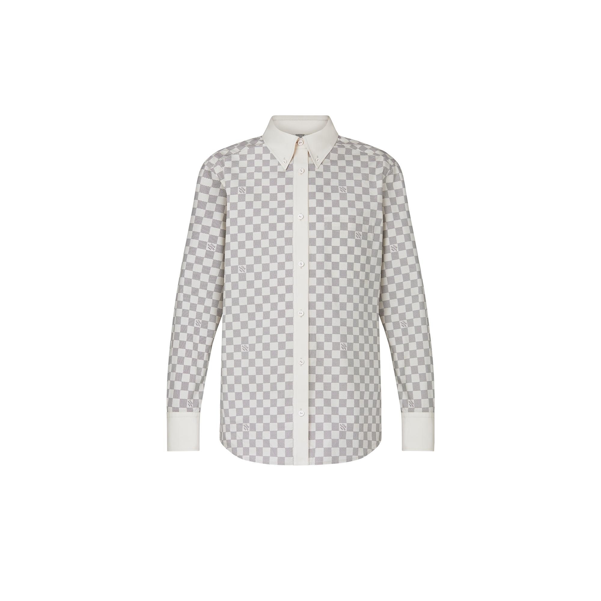 Louis Vuitton Broderie Anglaise Monogram Pajama Shirt in White
