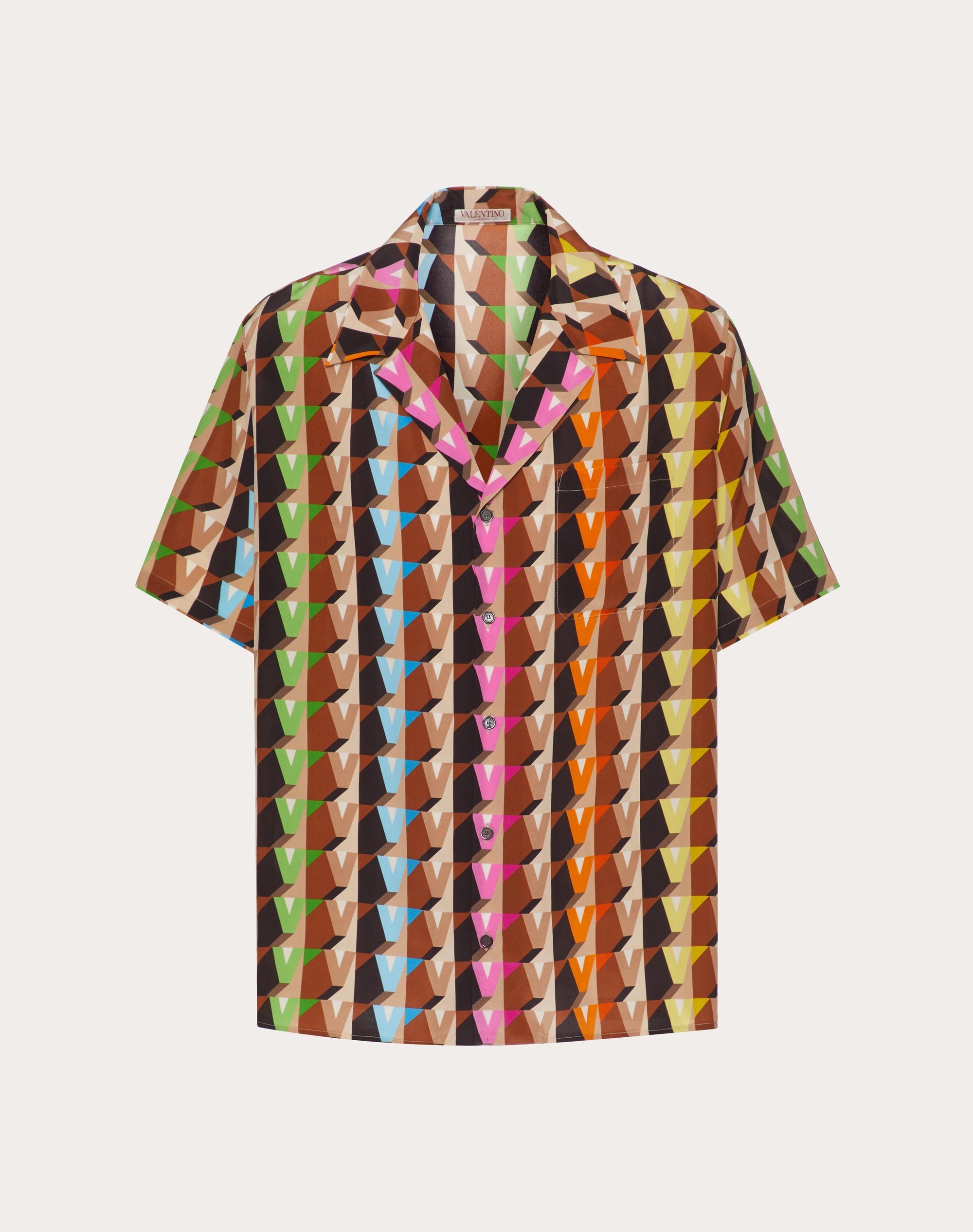 3DREAM VALENTINO PRINTED SILK SHIRT - 1