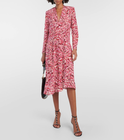 Isabel Marant Patel printed silk midi dress outlook