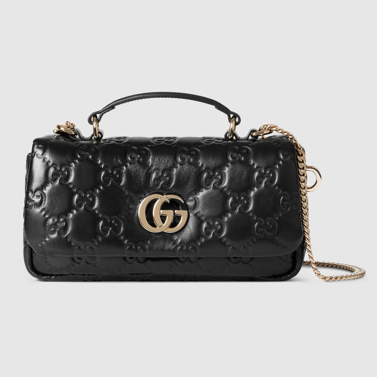 GUCCI シエナ ハンフ トッフハントルハック 323660A7M0G 2754 GG Emblem large shoulder bag in beige and dark brown fabric