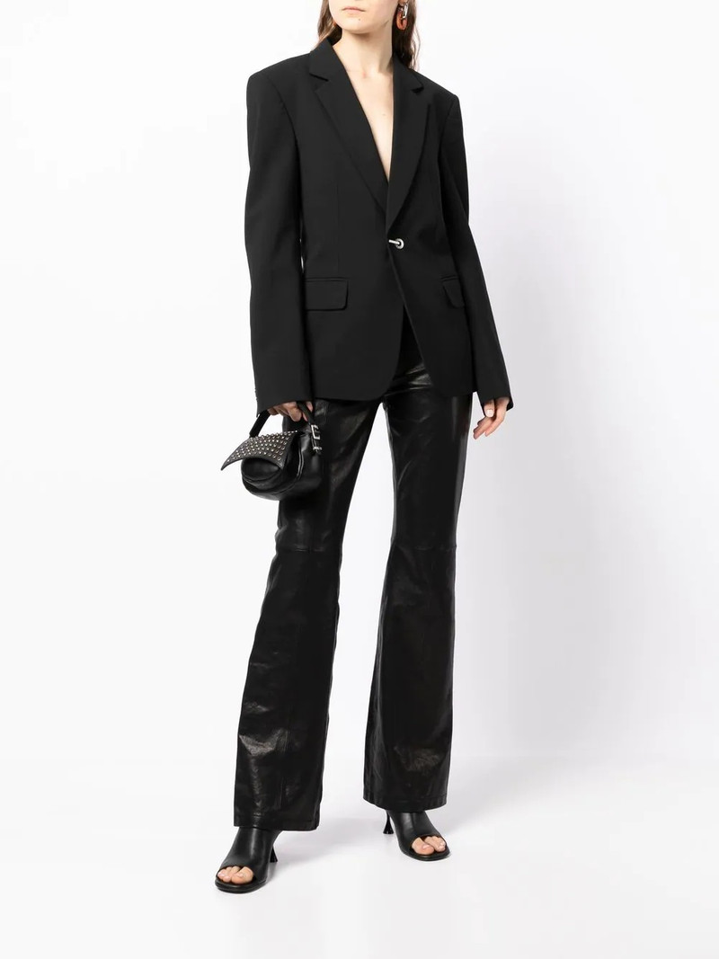 Dion Lee belted single-breasted blazer outlook