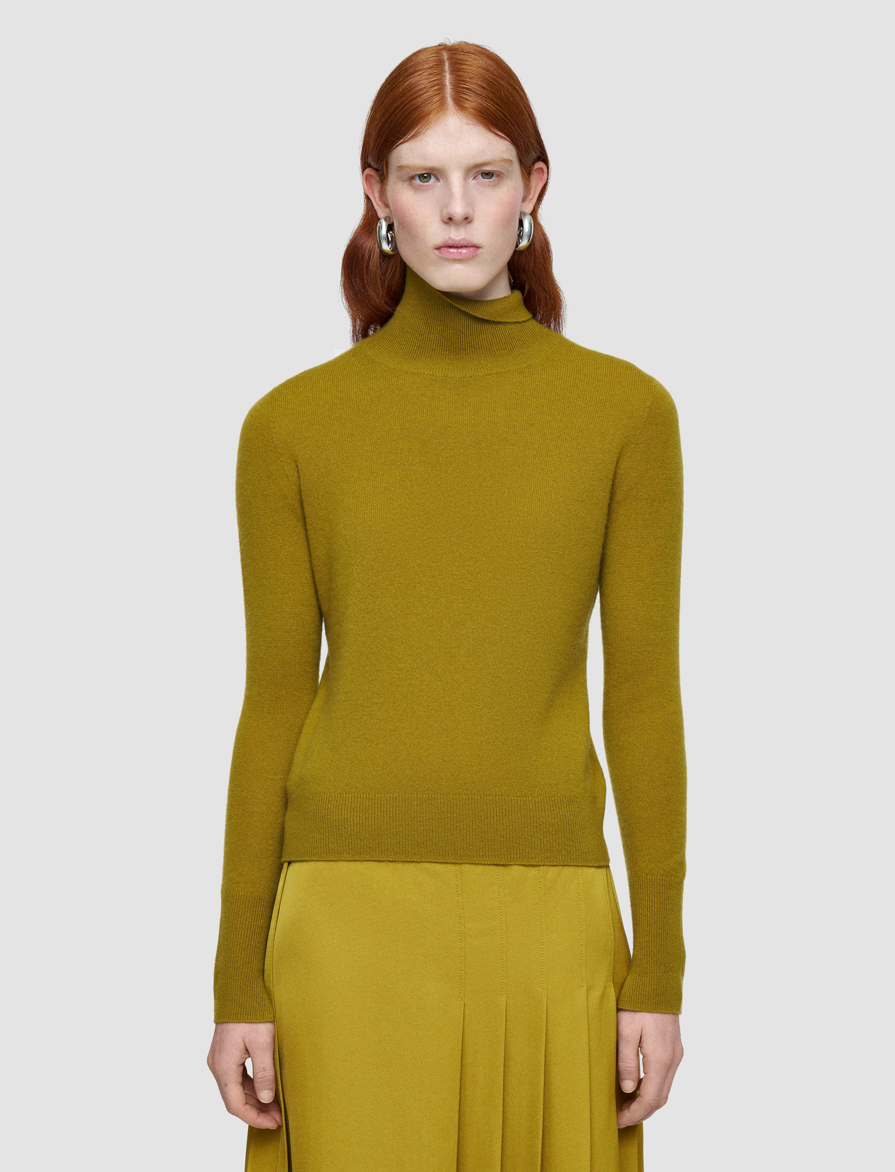 Light Pure Cashmere High Neck Jumper - 3