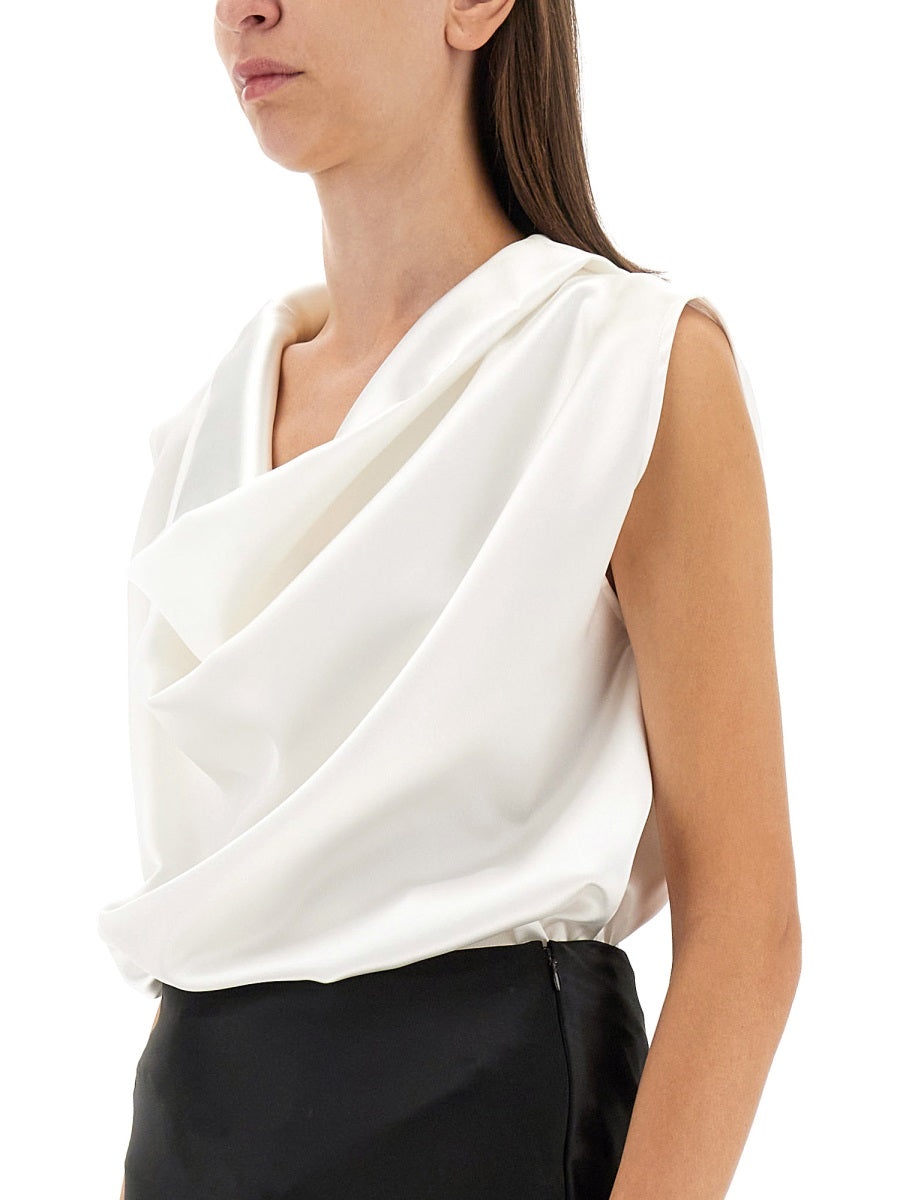 Tシャツ・カットソー Kiton FW24 SHIRT WITH DROPPED COLLAR (D58402 K04S7504) Other Designers KITON - Kiton Women Shirt With Dropped
