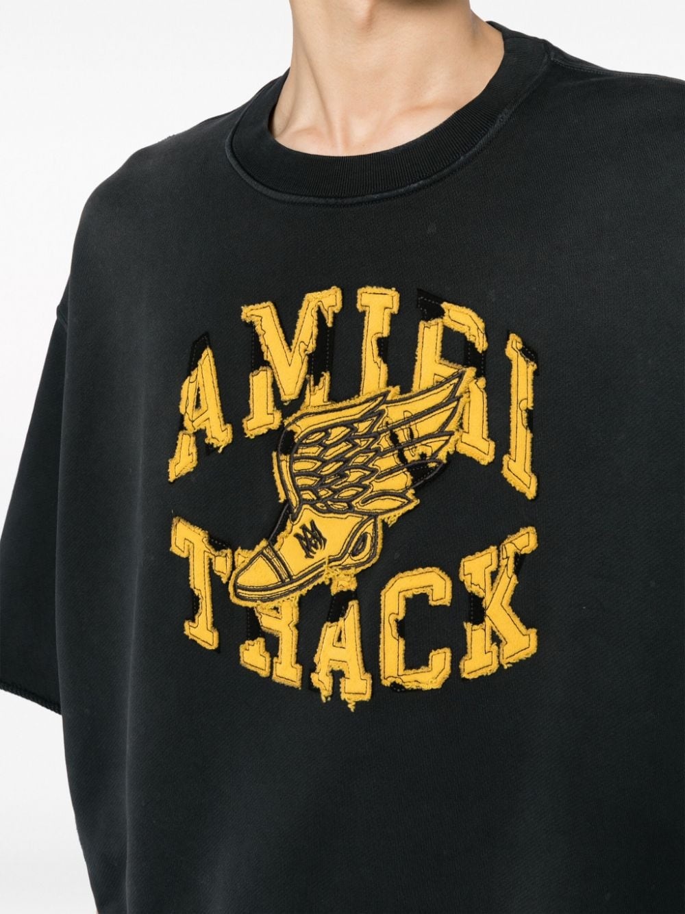 logo-appliquÃ© cotton sweatshirt - 5