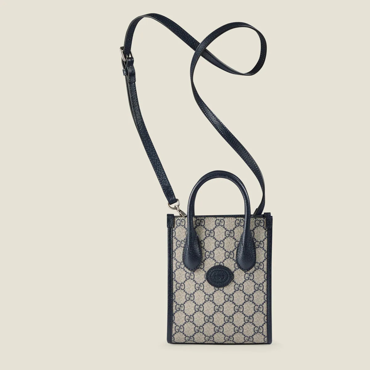 Mini tote bag with Interlocking G - 5