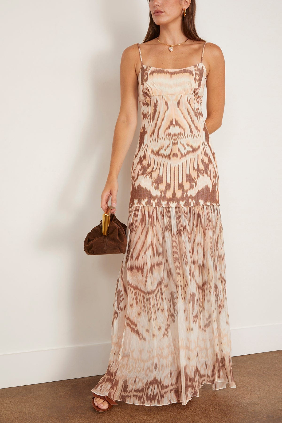 Marisol Drop Waist Gown in Moonstone - 2