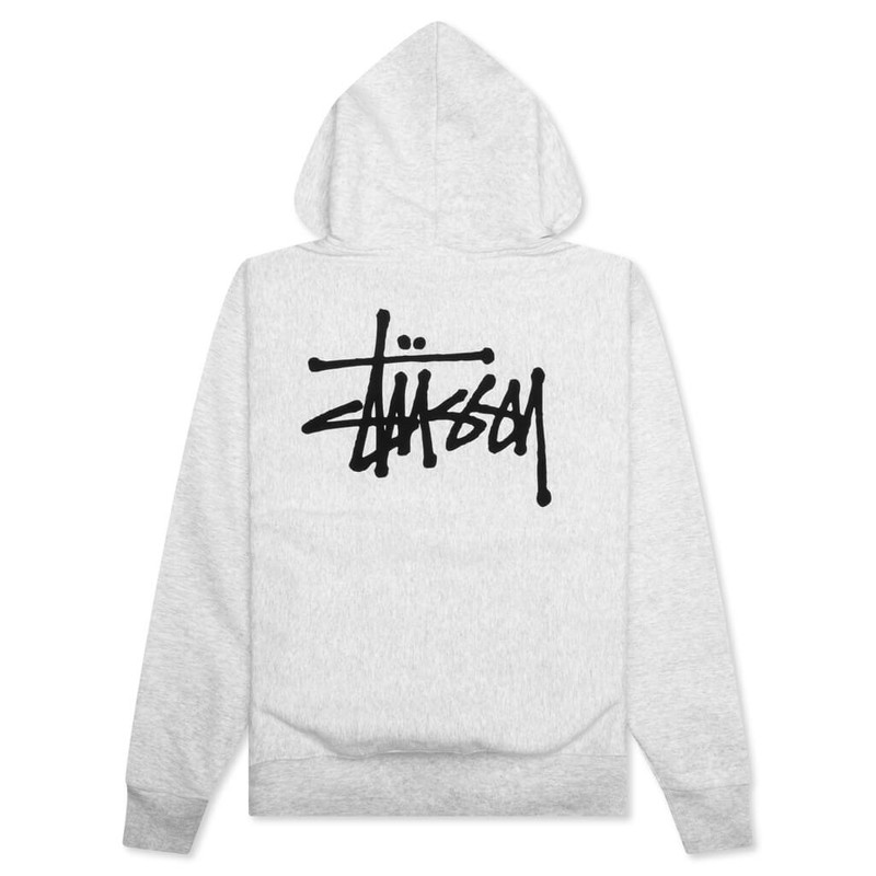 Stüssy BASIC STUSSY HOODIE - ASH HEATHER outlook