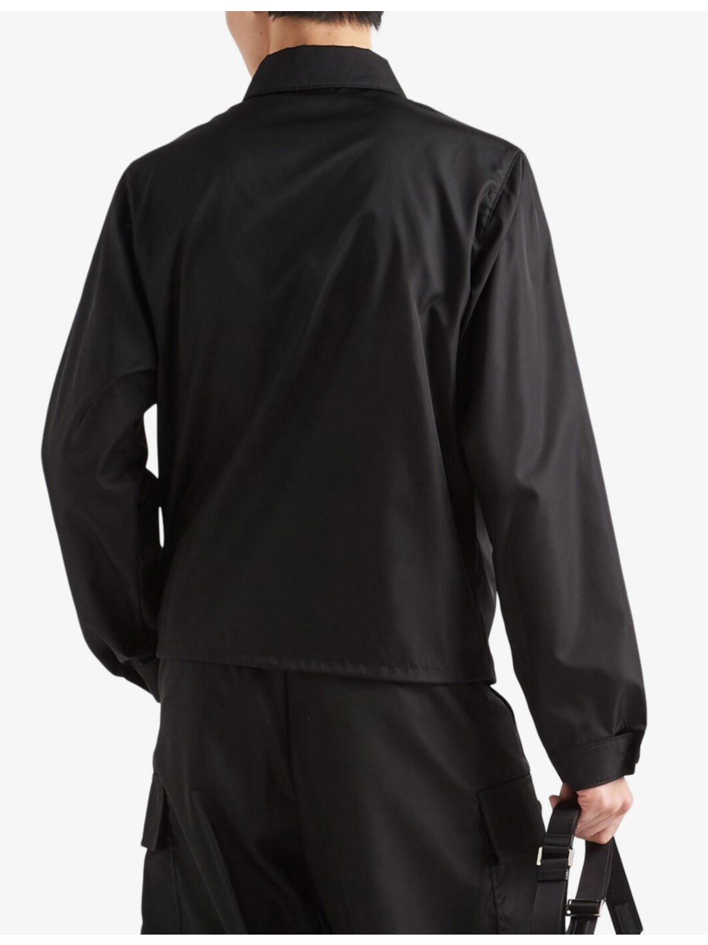 Re-Nylon brand-plaque recycled-polyamide jacket - 4