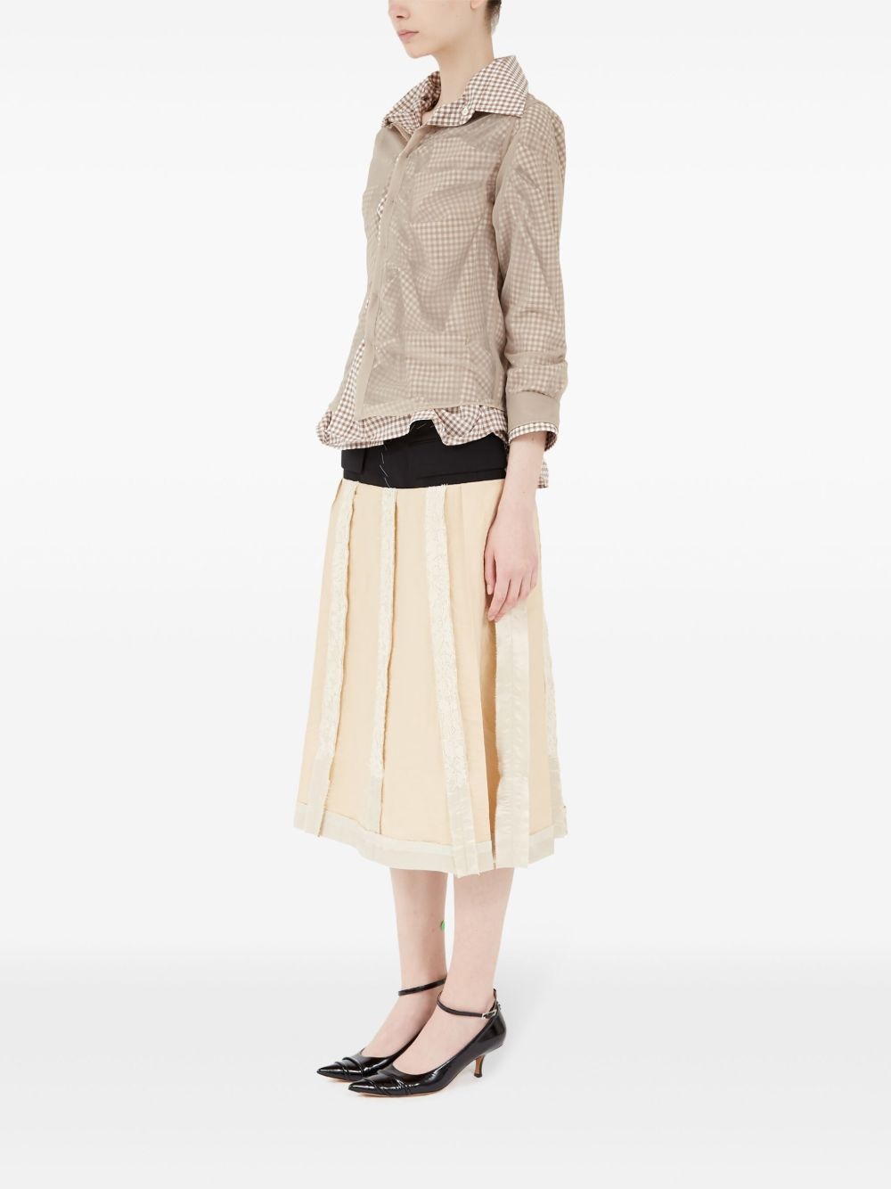 checked cotton shirt - 7