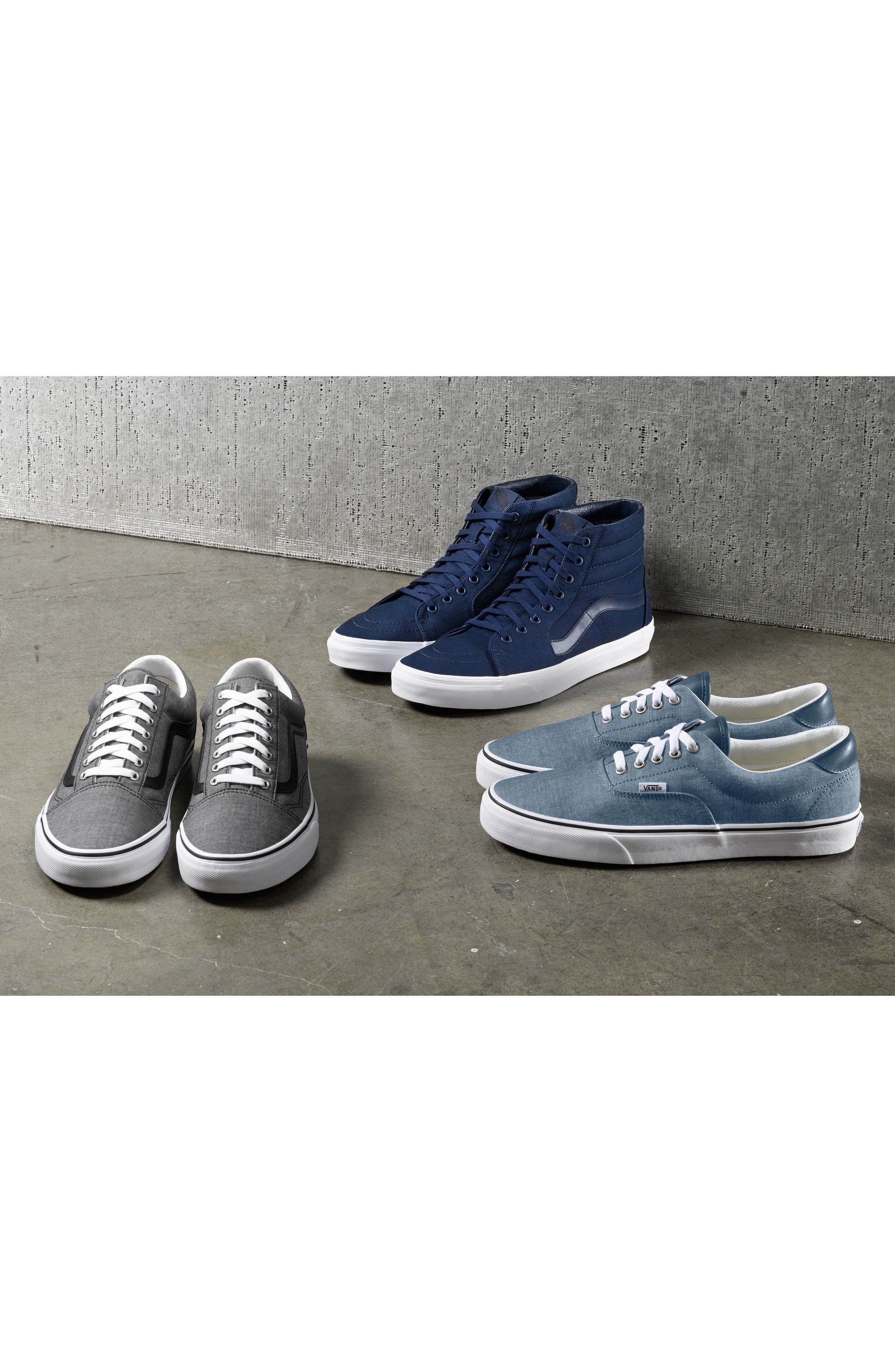 Vans Sk8-Hi Sneaker in Black/black/white at Nordstrom - 8