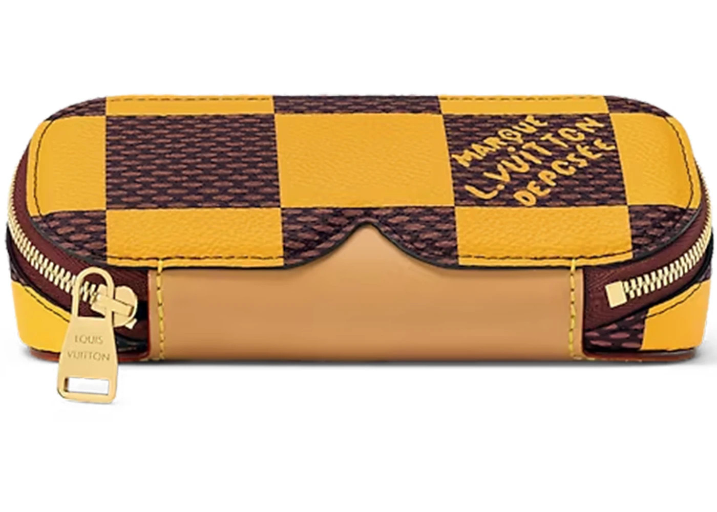 Louis Vuitton Sunglasses Pouch GM Damier Pop Yellow - 3
