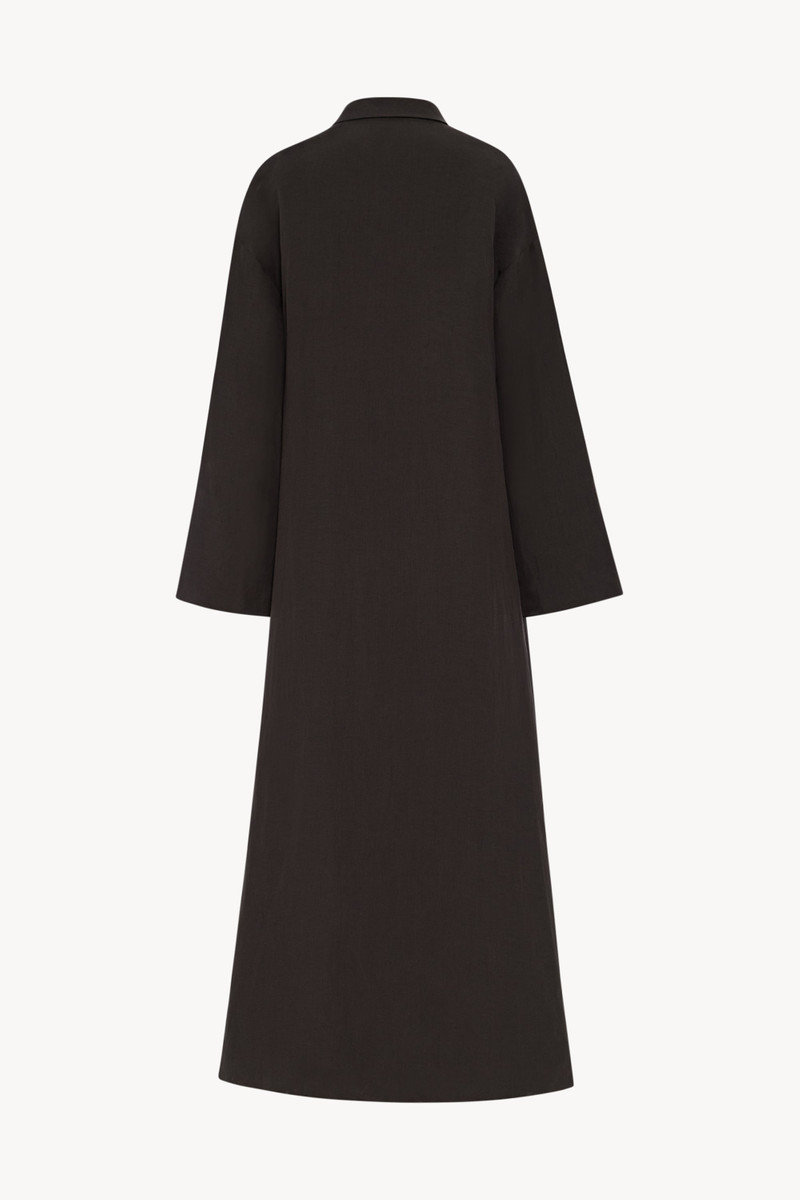 The Row Millen Dress in Silk and Linen outlook