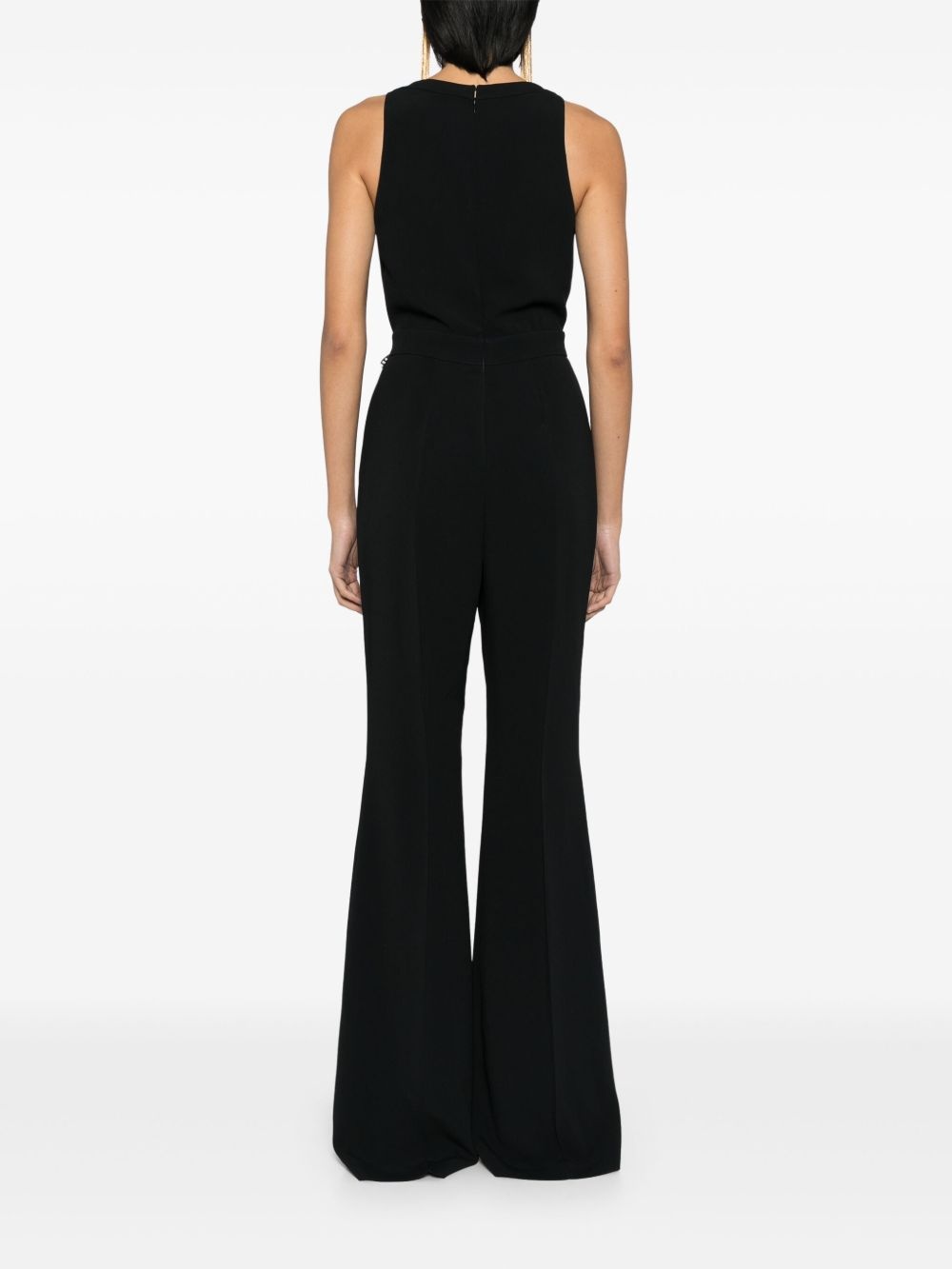 crystal bow jumpsuit - 4
