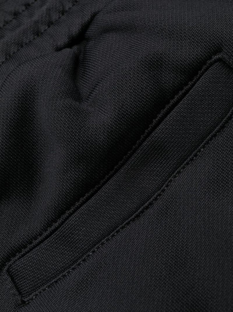 logo-tape wide-leg track pants 5