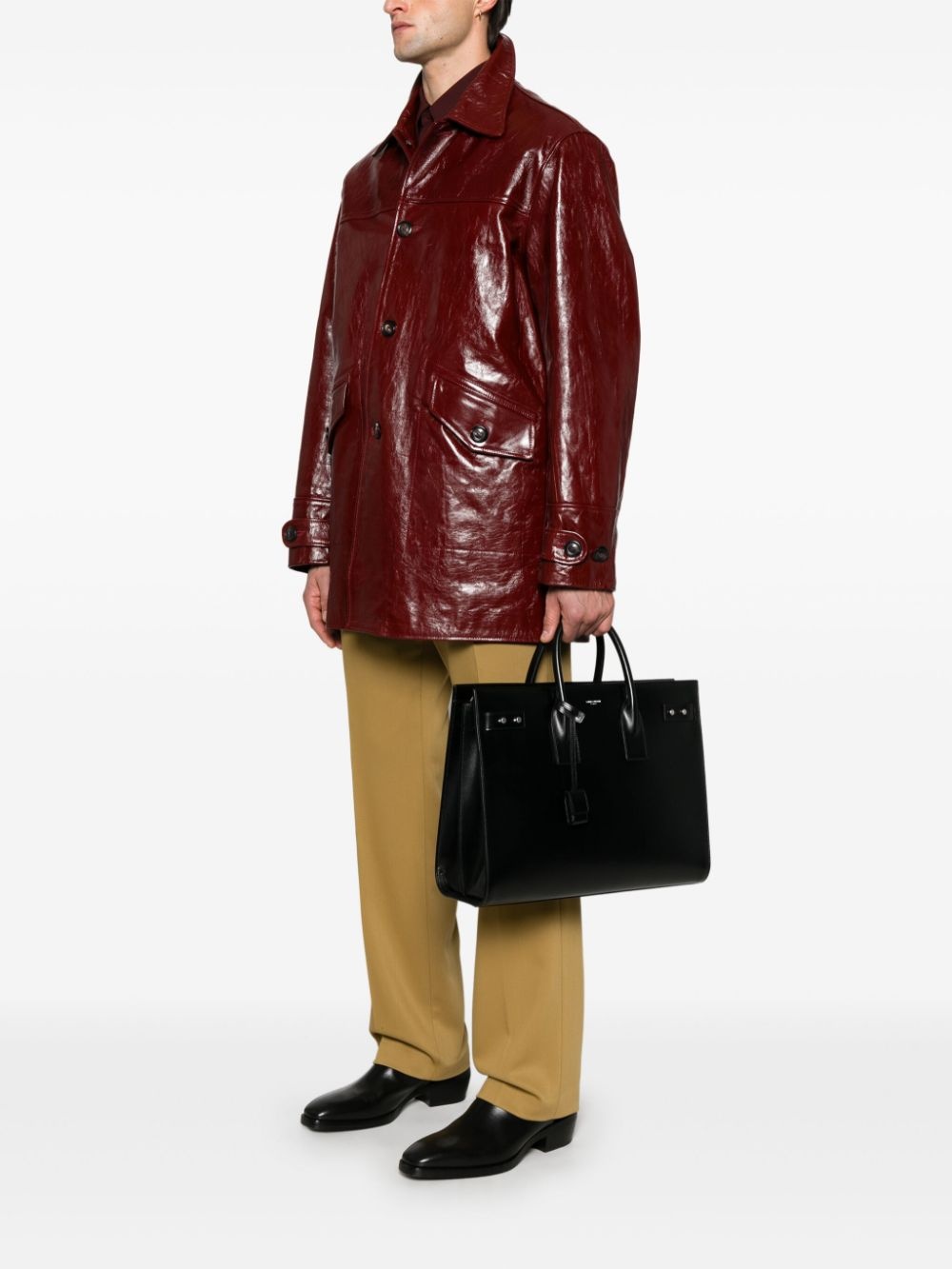 logo-debossed tote bag - 2