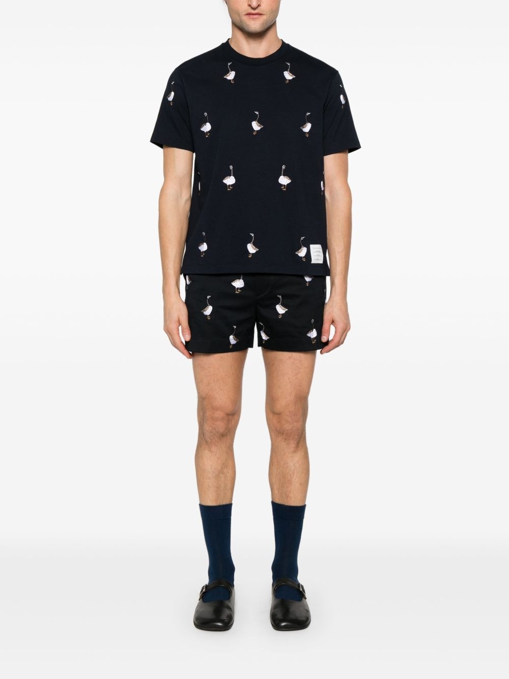 embroidered-motif T-shirt - 2