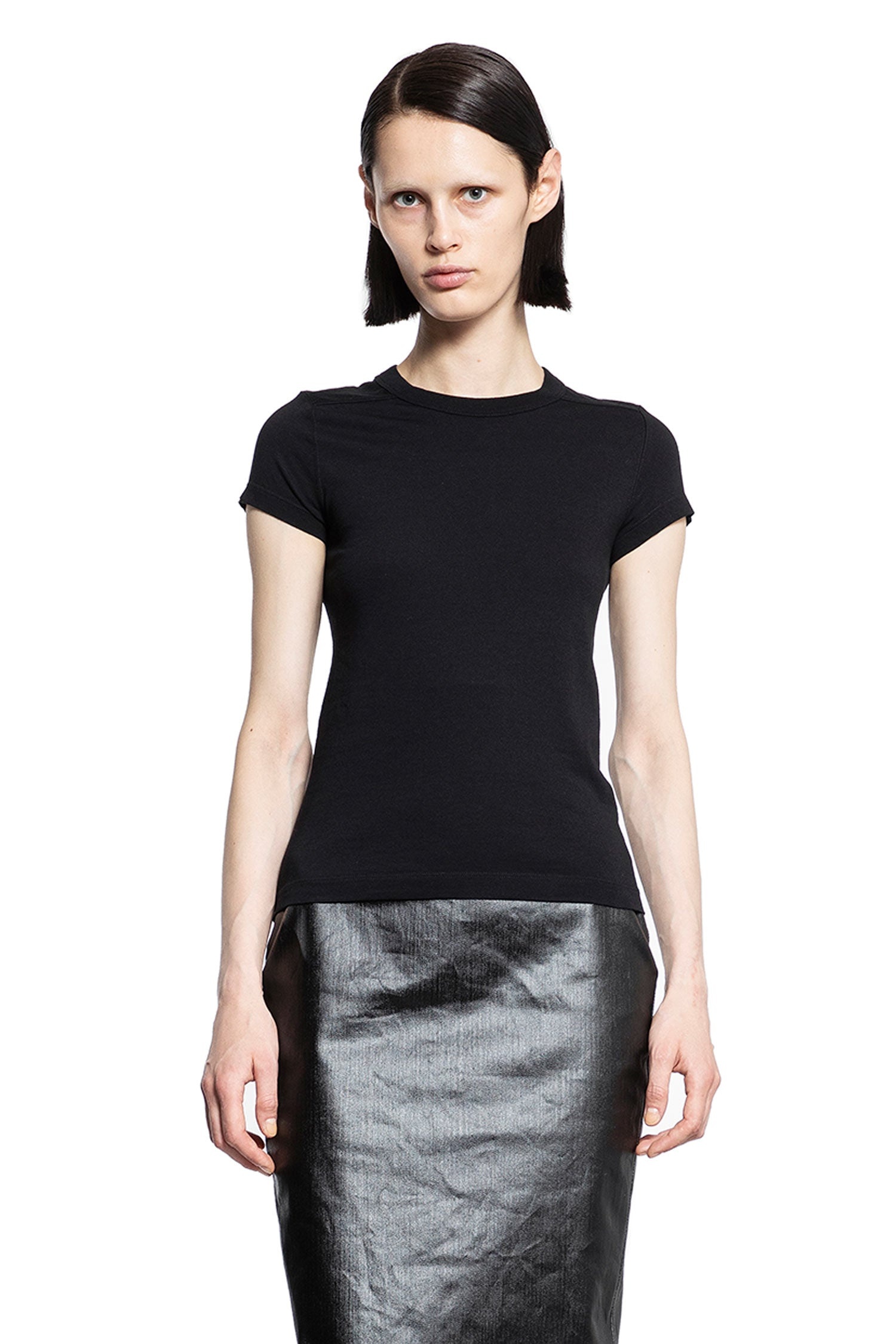 Cropped-Level-Tee-In-Classic-Cotton-Jersey - 1