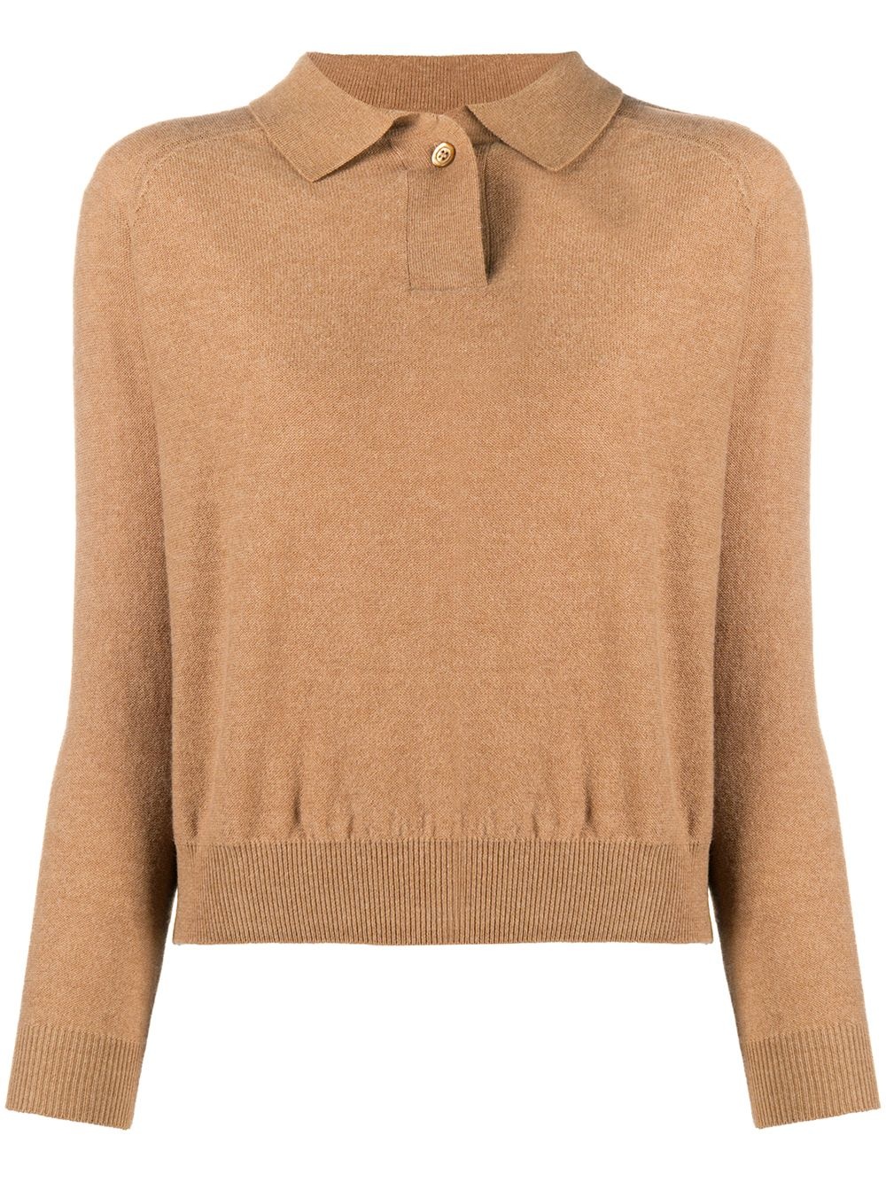 fine knit wool jumper - 1