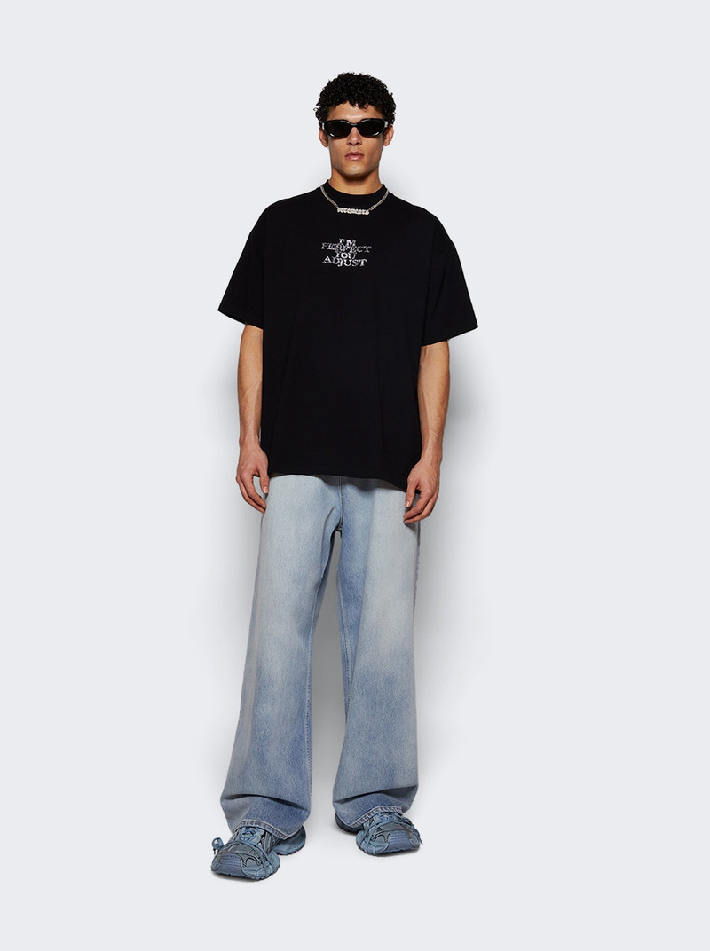 VETEMENTS I'm Perfect You Adjust Tee Black outlook