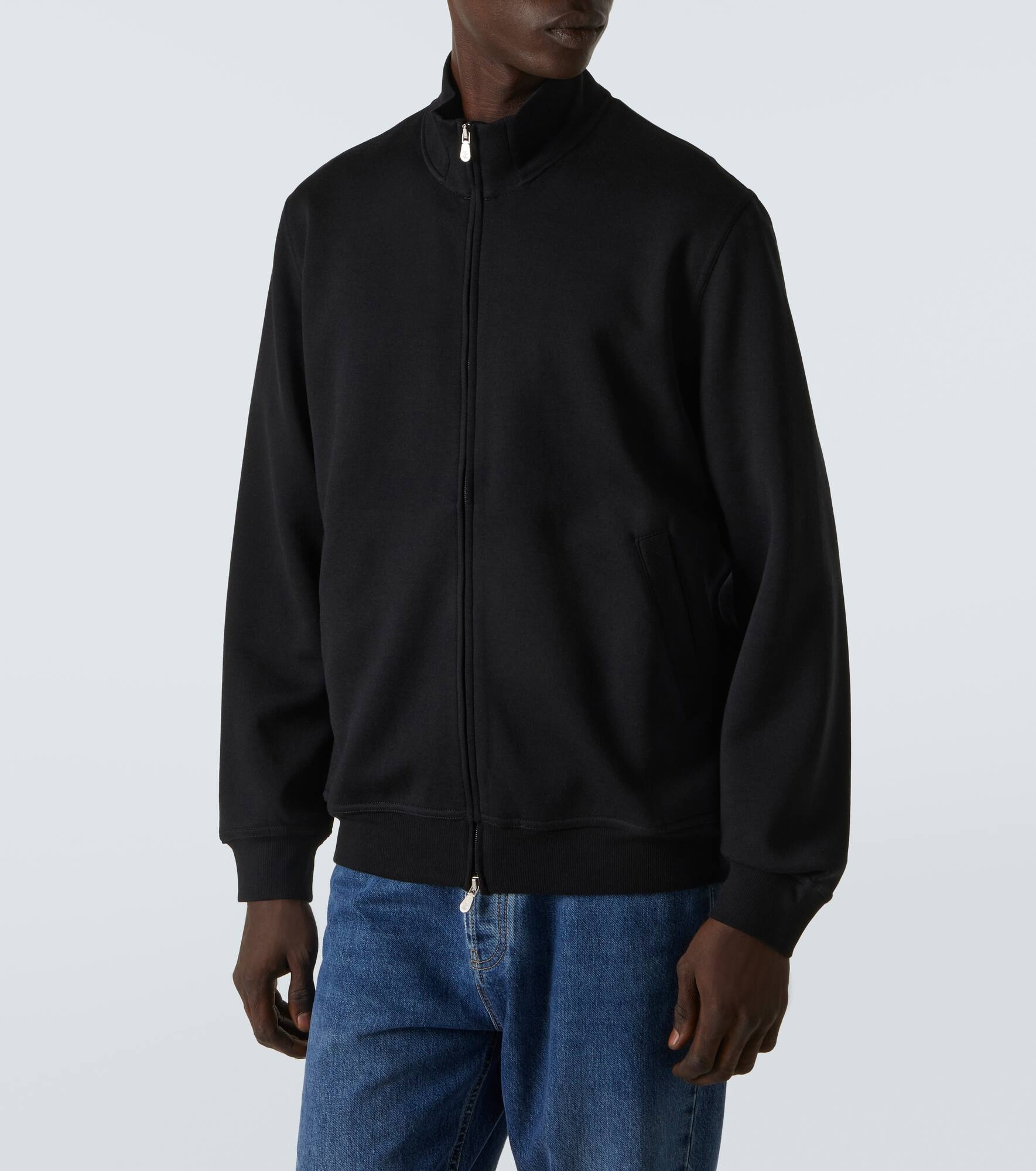 Cotton-blend sweatshirt - 3