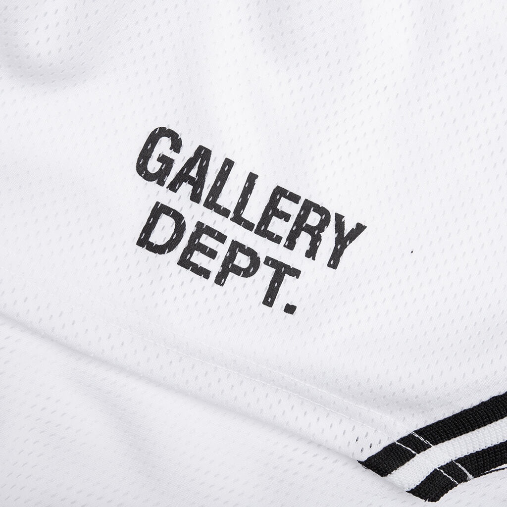 VENICE COURT SHORTS - WHITE/BLACK - 3