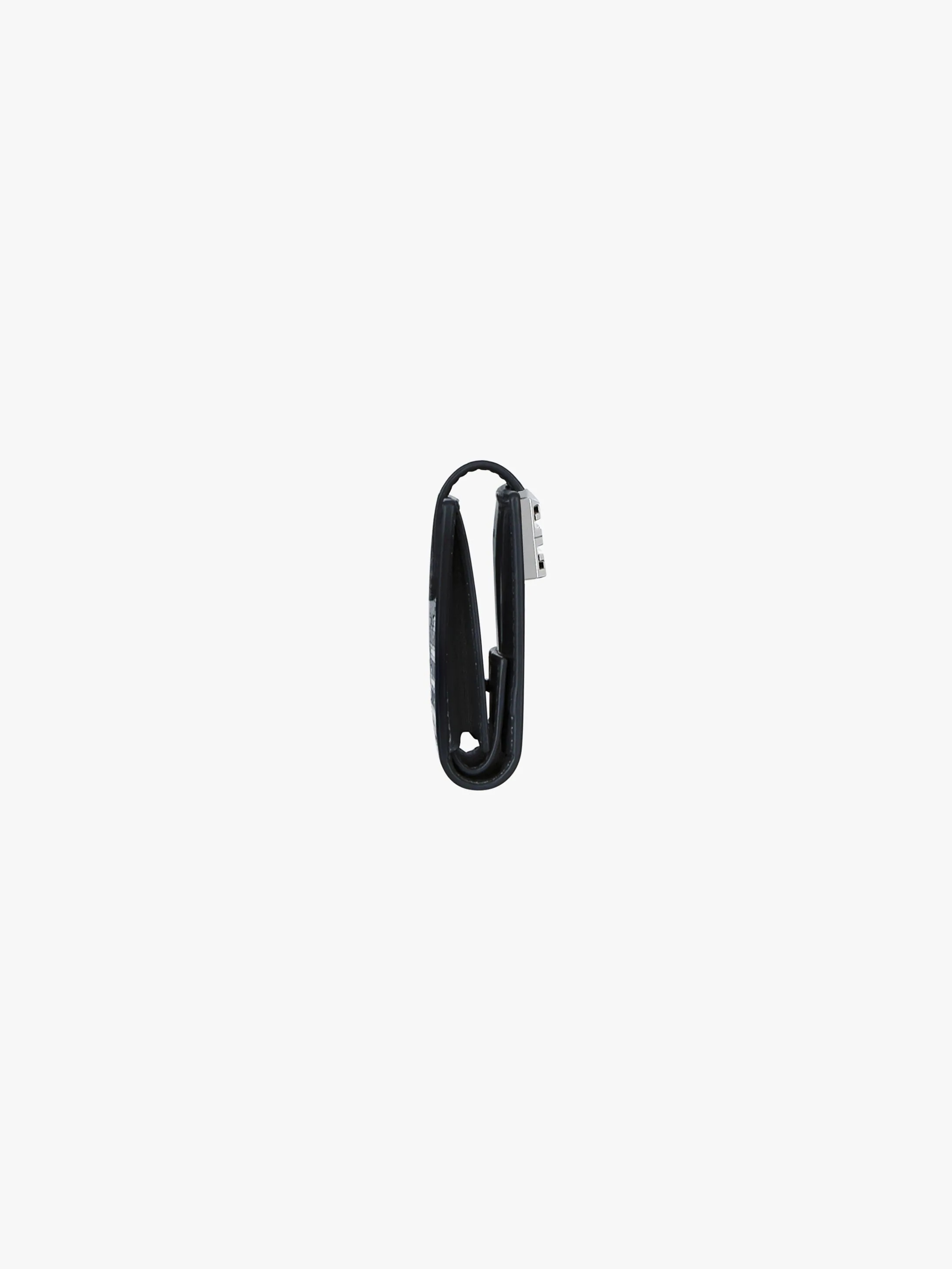 4G CARD HOLDER IN METALLIZED LEATHER - 3