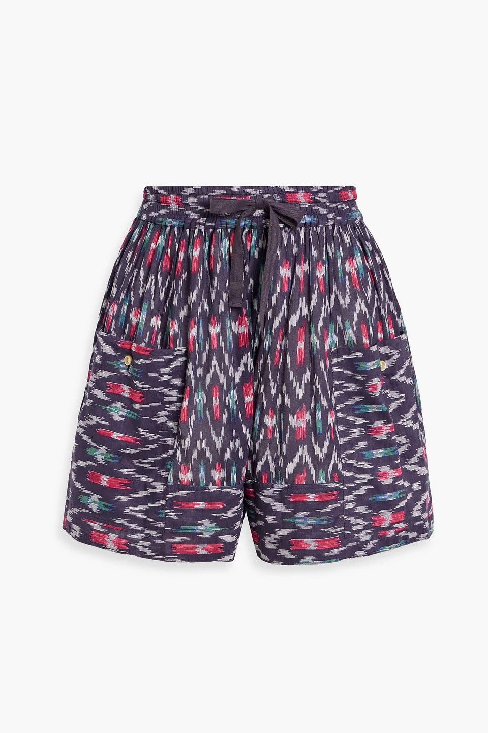 Ledoria printed cotton-voile shorts - 1