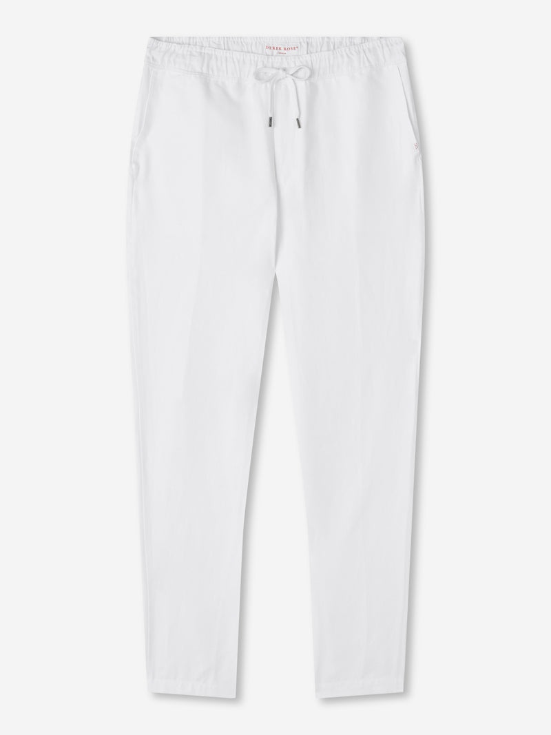 Men's Trousers Sydney Linen White - 1